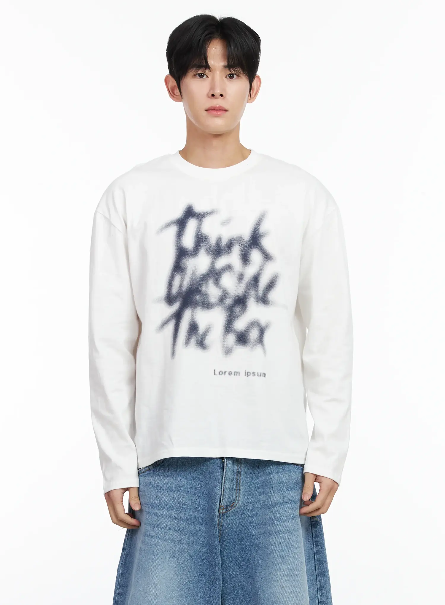 Men's Graphic Long Sleeve Tee IM523 - Image 7