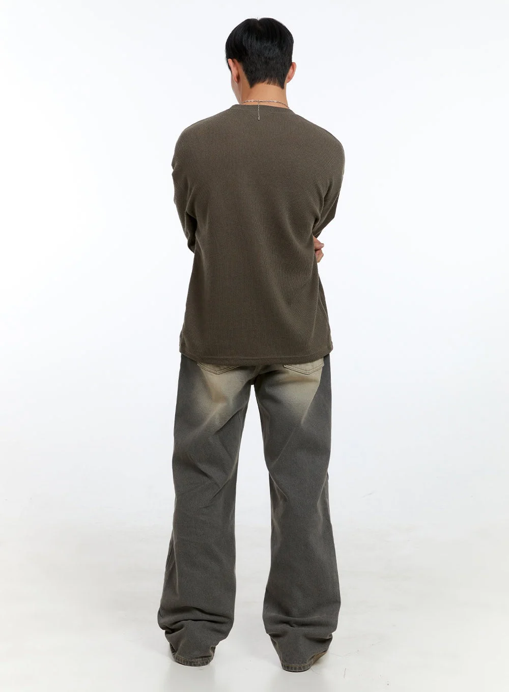 Men's Graphic Long Sleeve Top IG422 - Image 7