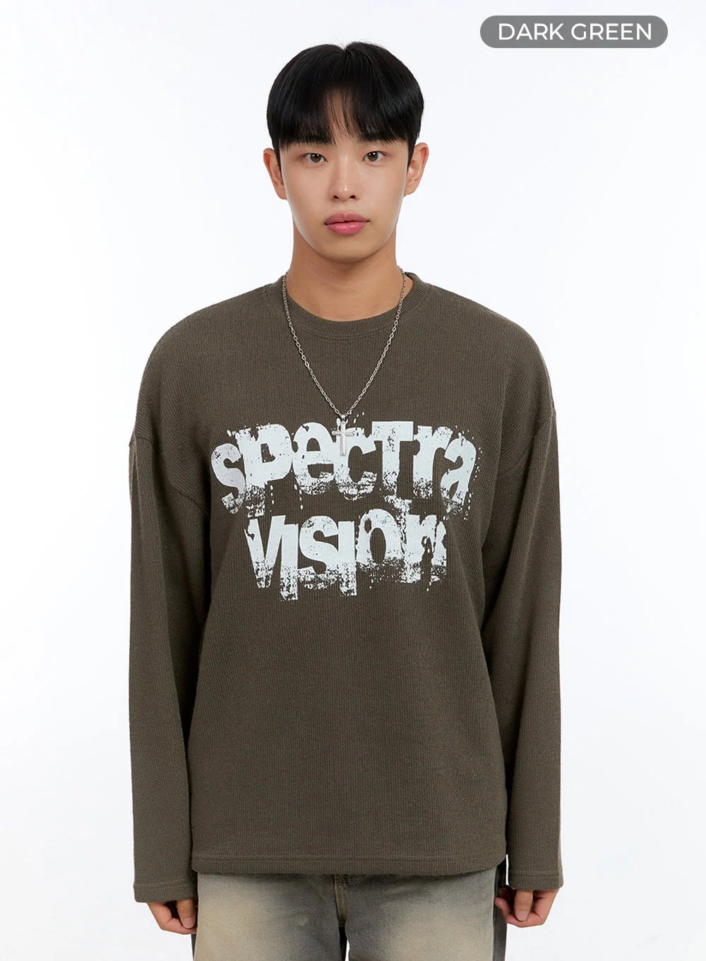 Men's Graphic Long Sleeve Top IG422 - Image 9