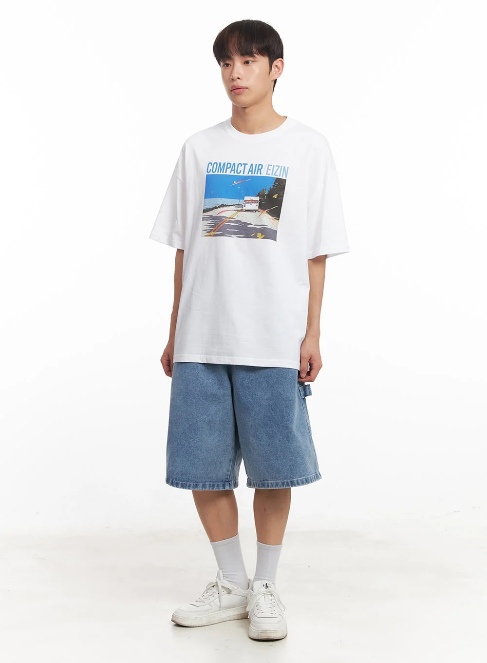 Men's Graphic Print T-Shirt IA521 - Image 2