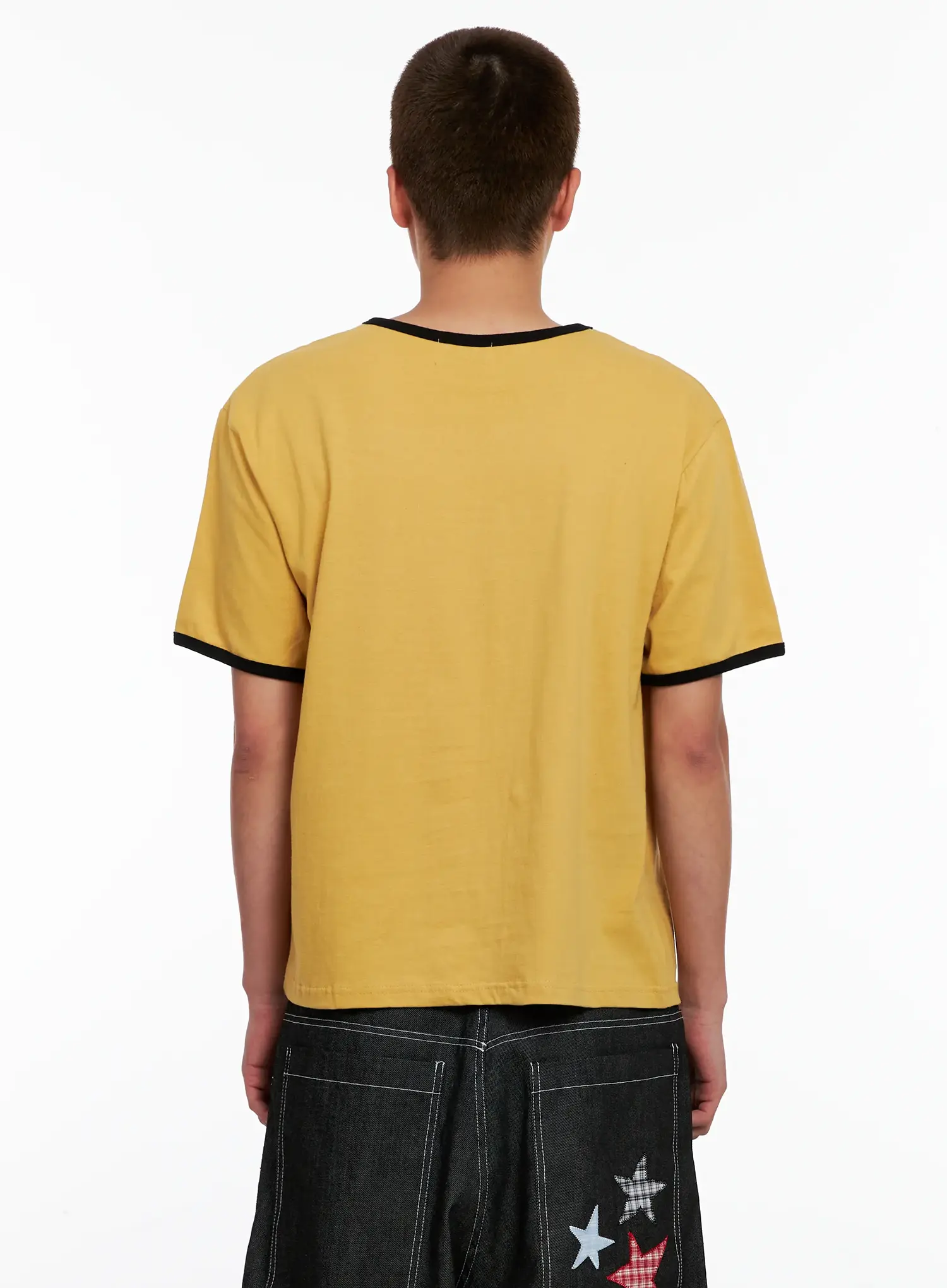 Men's Graphic Ringer Tee IG508 - Image 6