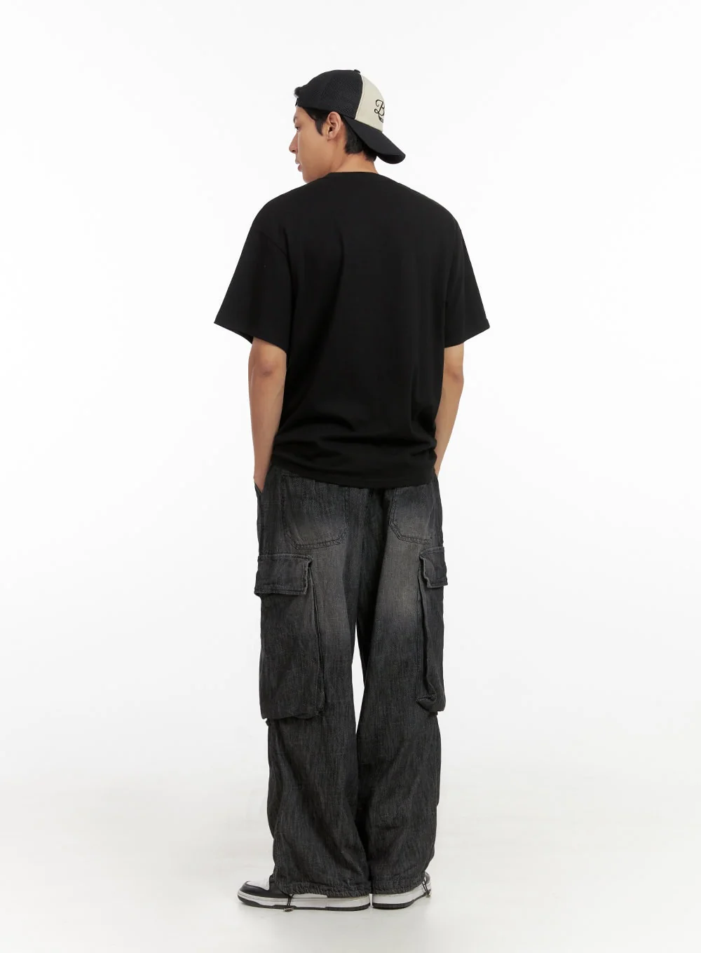 Men's Graphic Round Neck T-Shirt (Black) IL404 - Image 7