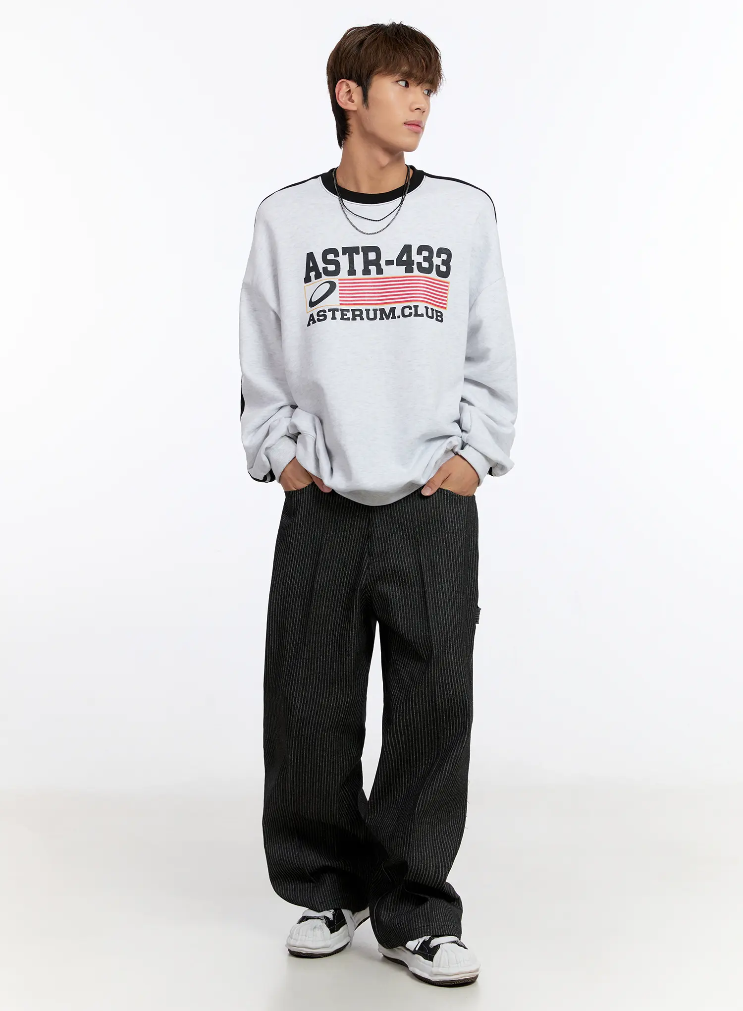 Men's Graphic Sweatshirt IN524 - Image 8