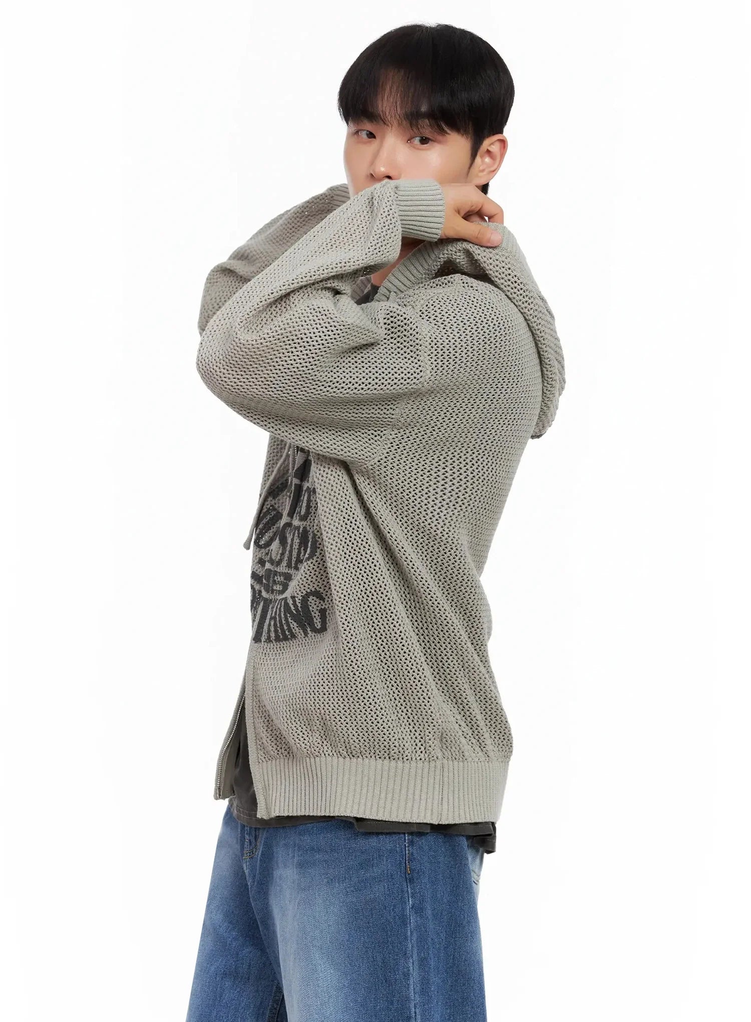 Men's Graphic Zip-Up Hoodie IL516 - Image 10