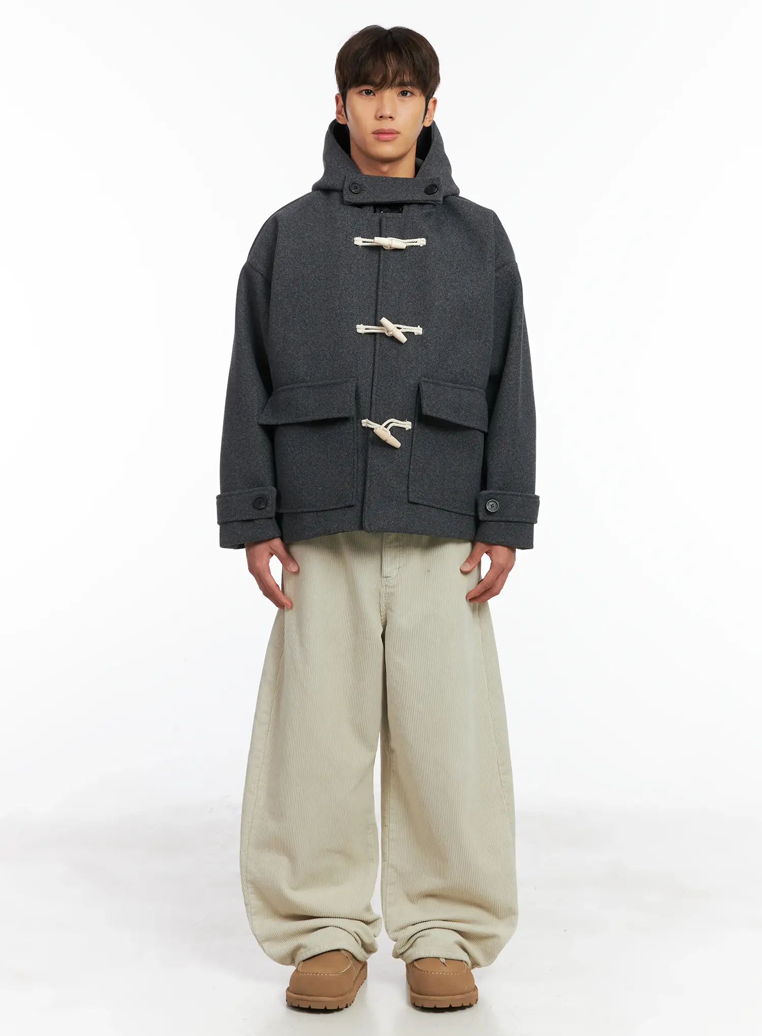 Men's Half Duffle Coat ID511 - Image 3