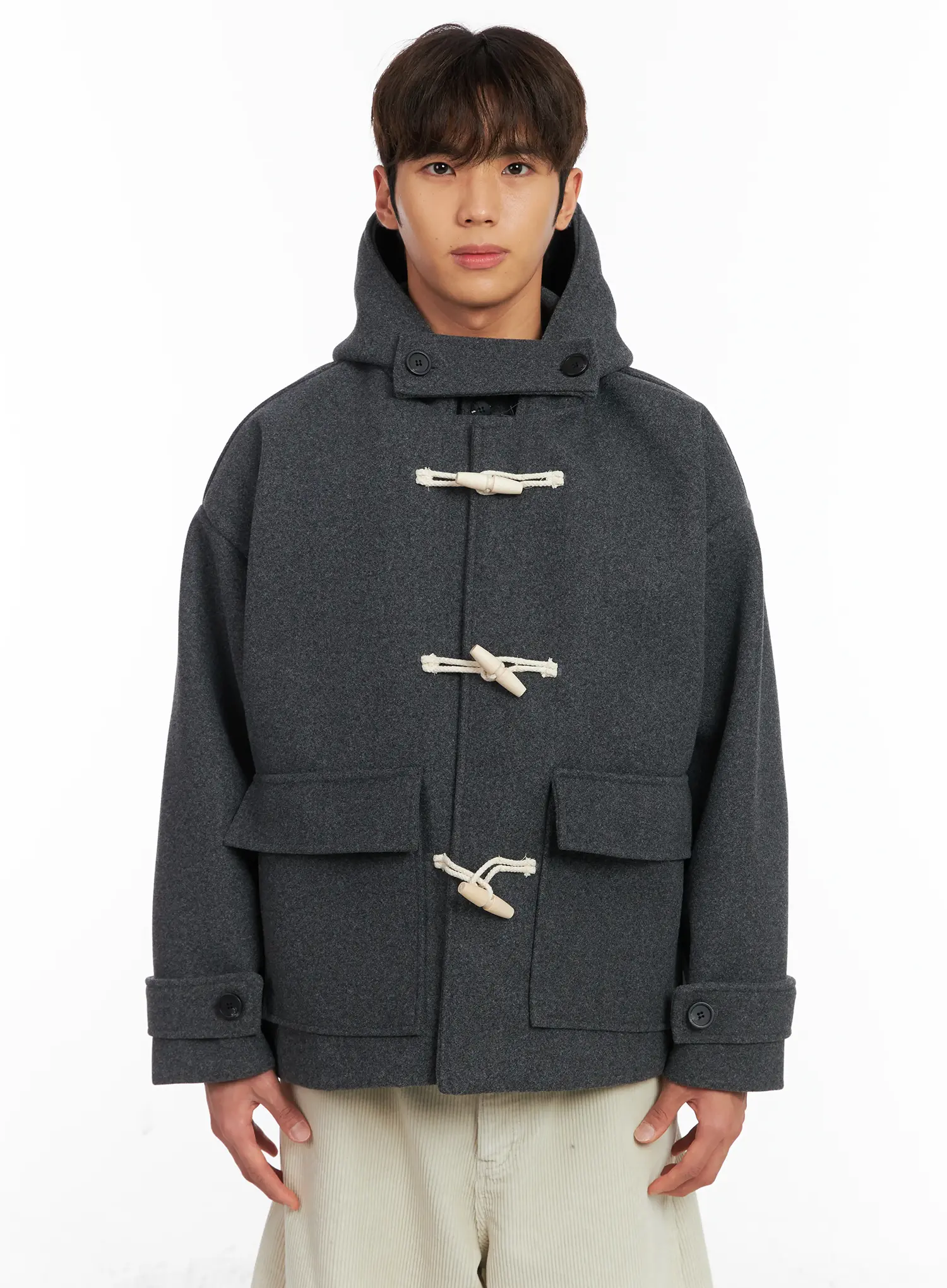 Men's Half Duffle Coat ID511 - Image 9
