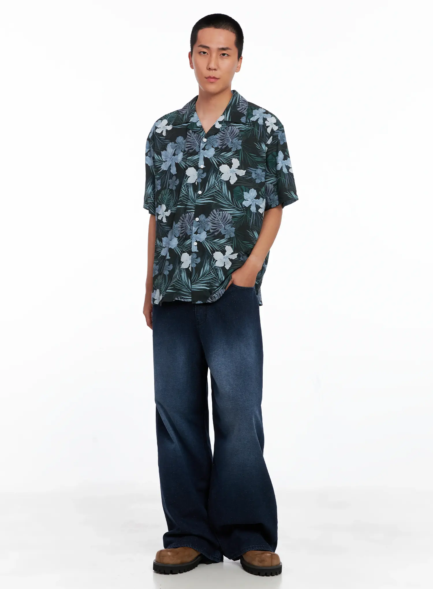 Men's Hawaiian Shirt IS510 - Image 8