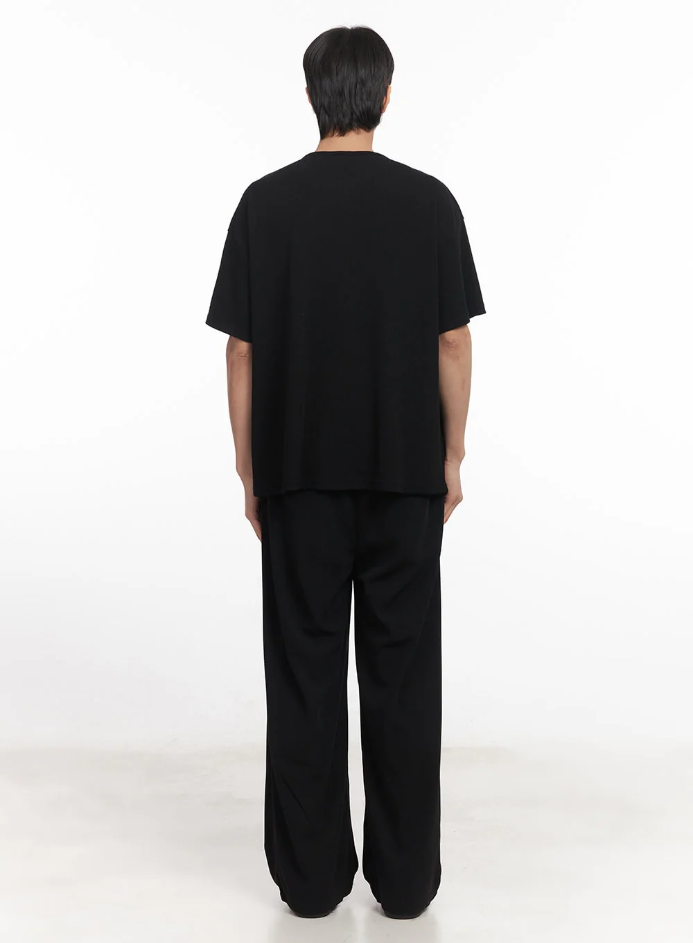 Men's Henley Neck Relaxed-Fit T-Shirt IA510 - Image 8