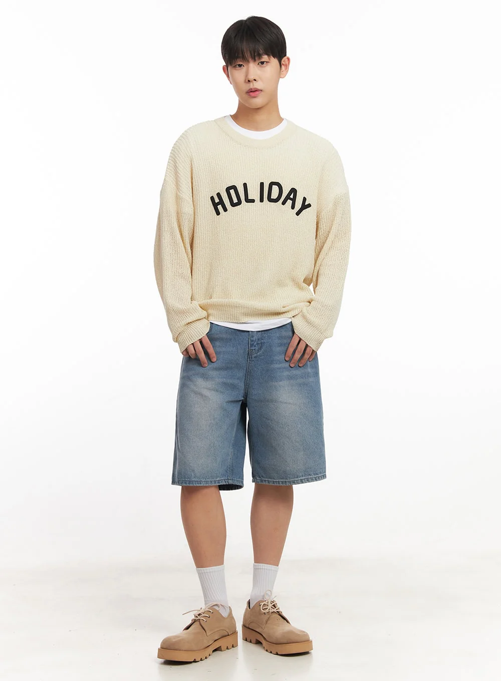 Men's Holiday Knit Sweater IM528 - Image 2