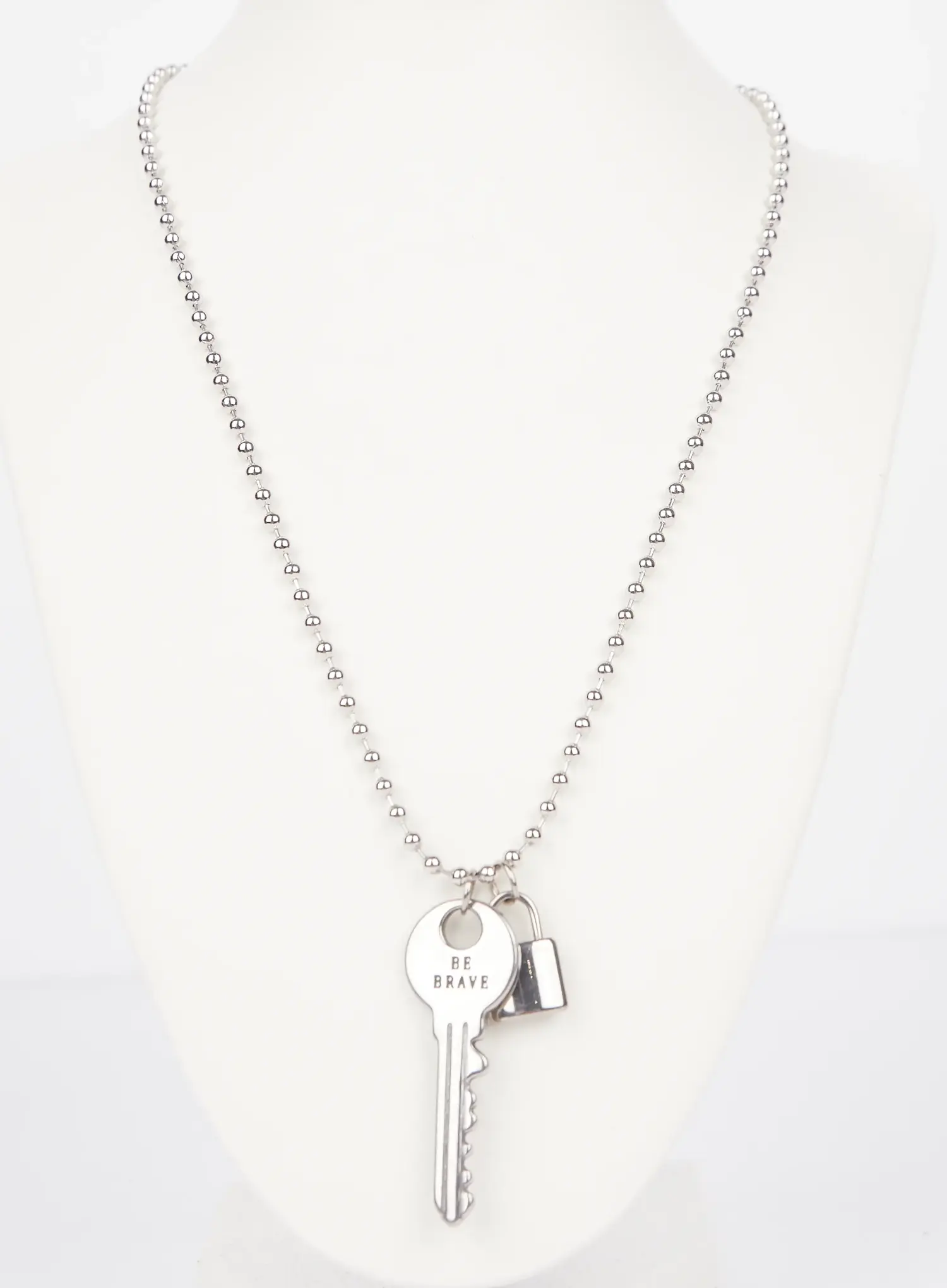 Men's Key-Lock Necklace IG511 - Image 8