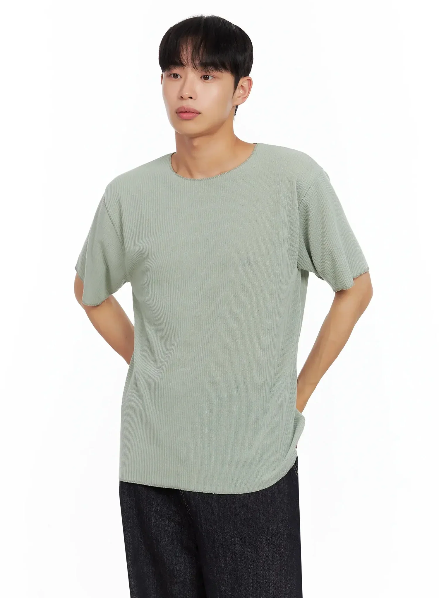 Men's Knit Short-Sleeve Tee IL516 - Image 11