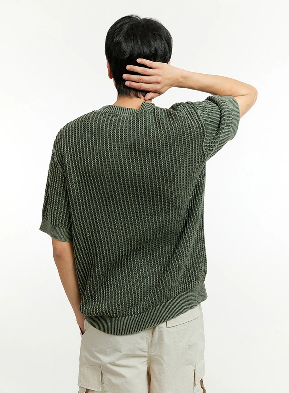 Men's Knit Sweater T-Shirt IL412 - Image 5