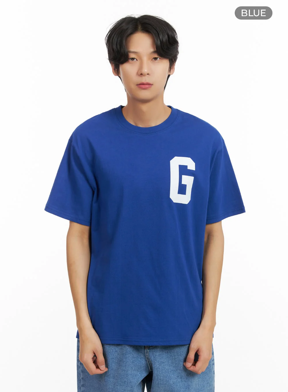 Men's Letter Print T-Shirt IY424 - Image 10