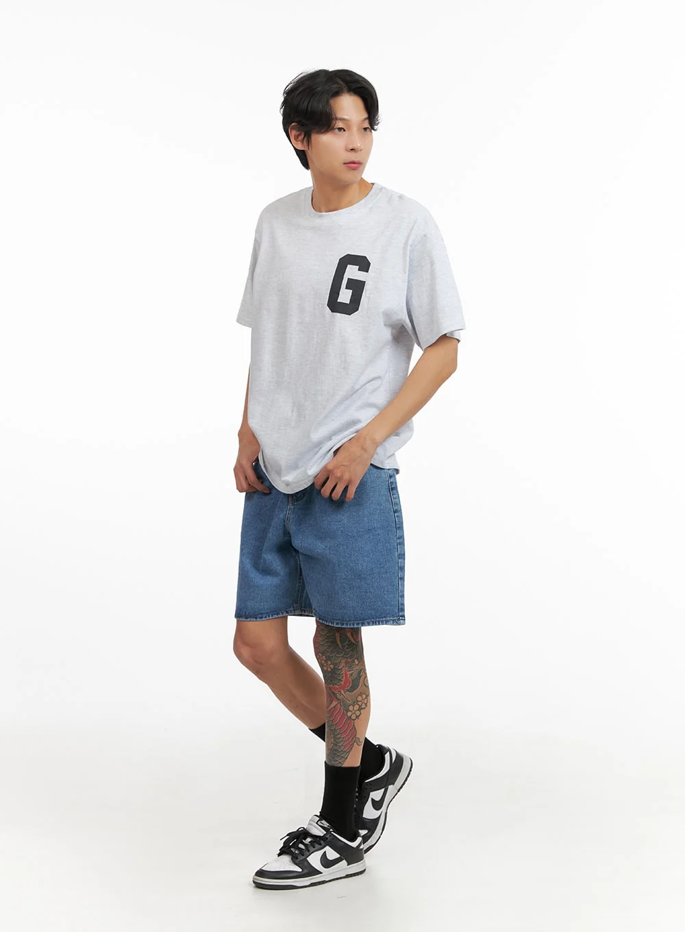 Men's Letter Print T-Shirt IY424 - Image 2