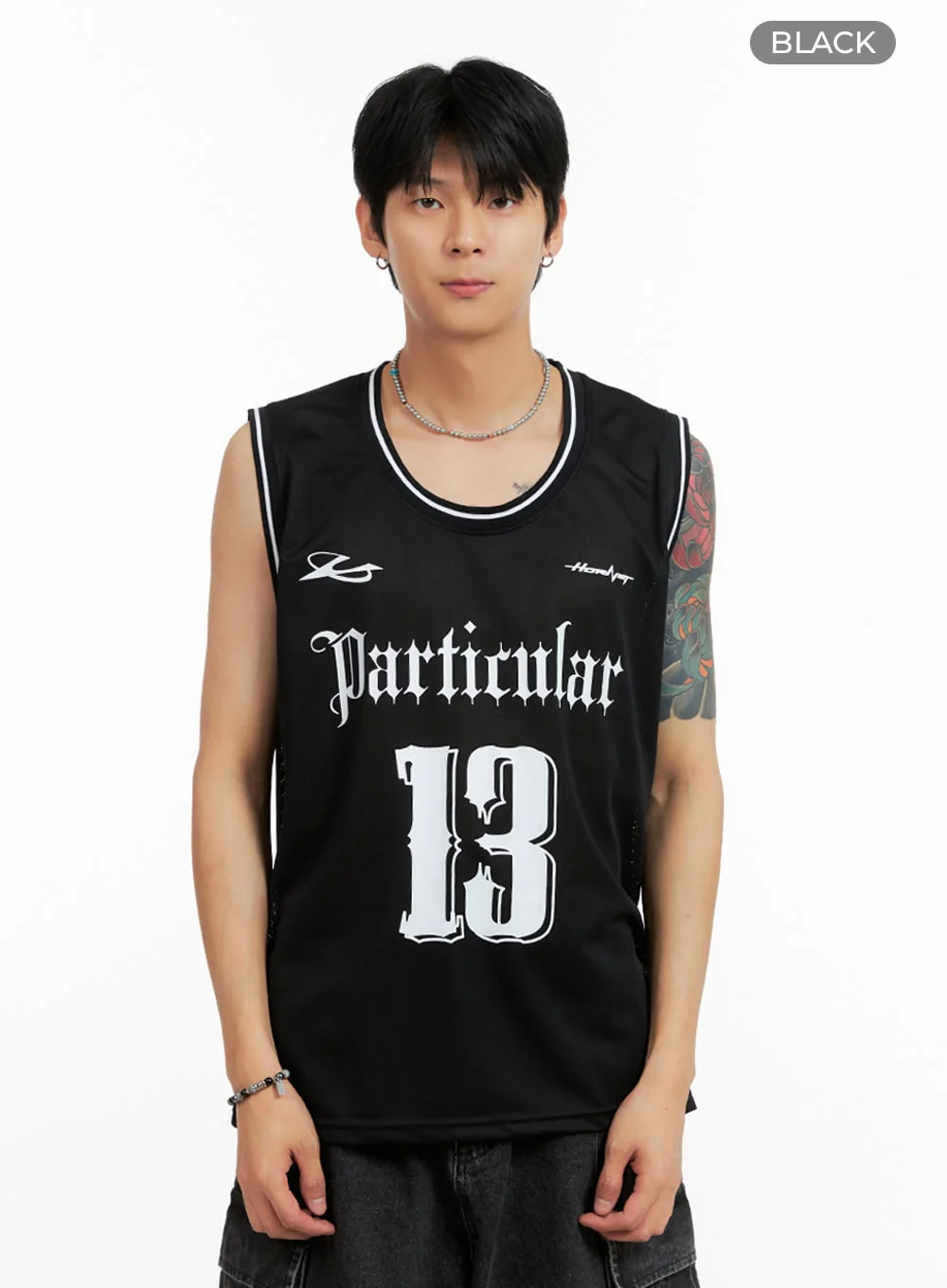 Men's Lettering Loose Fit Sleeveless T-Shirt IG402 - Image 11