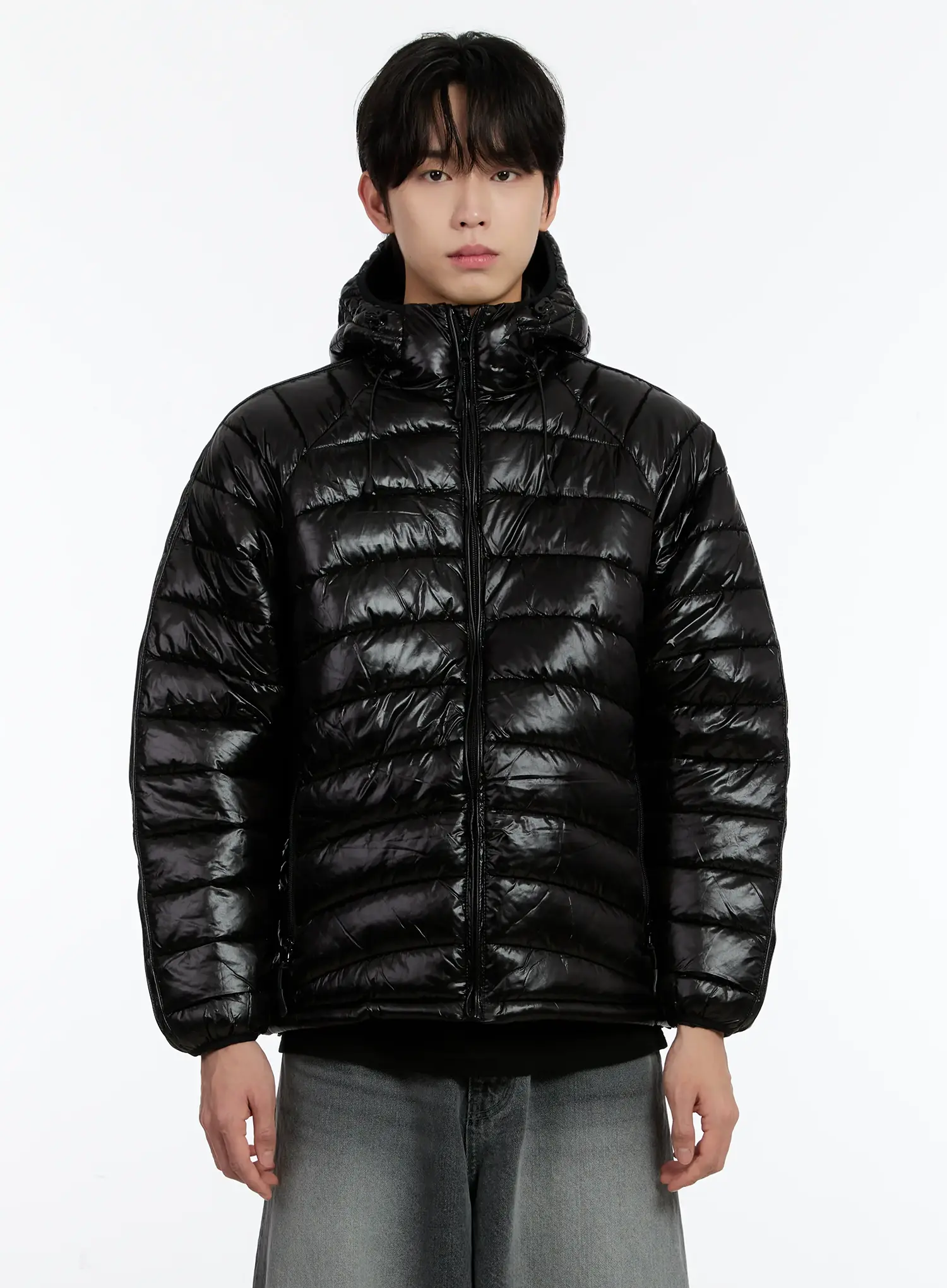 Men's Lightweight Hooded Puffer Jacket ID502 - Image 10