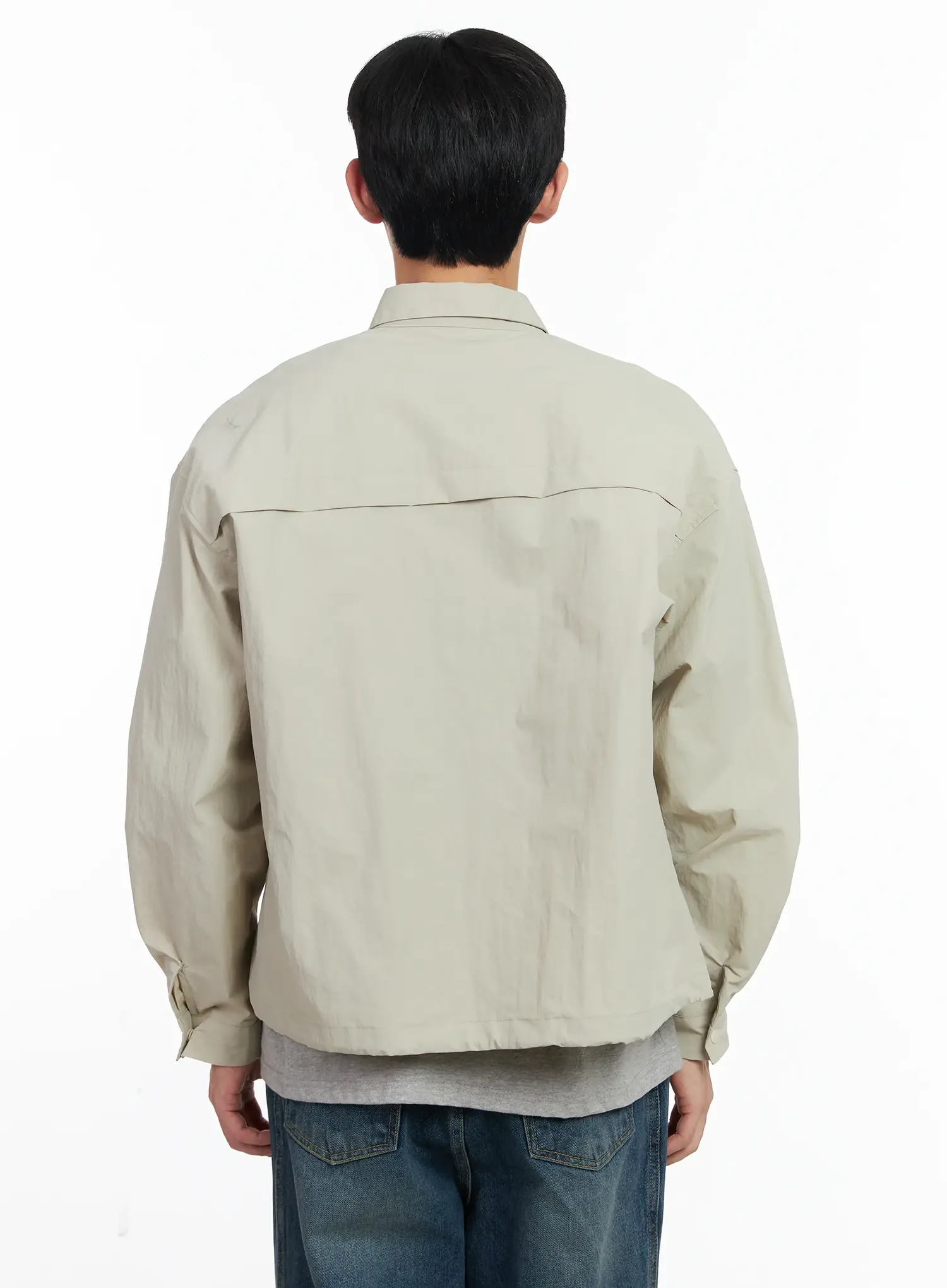 Men's Lightweight Spring Coach Jacket IJ521 - Image 5