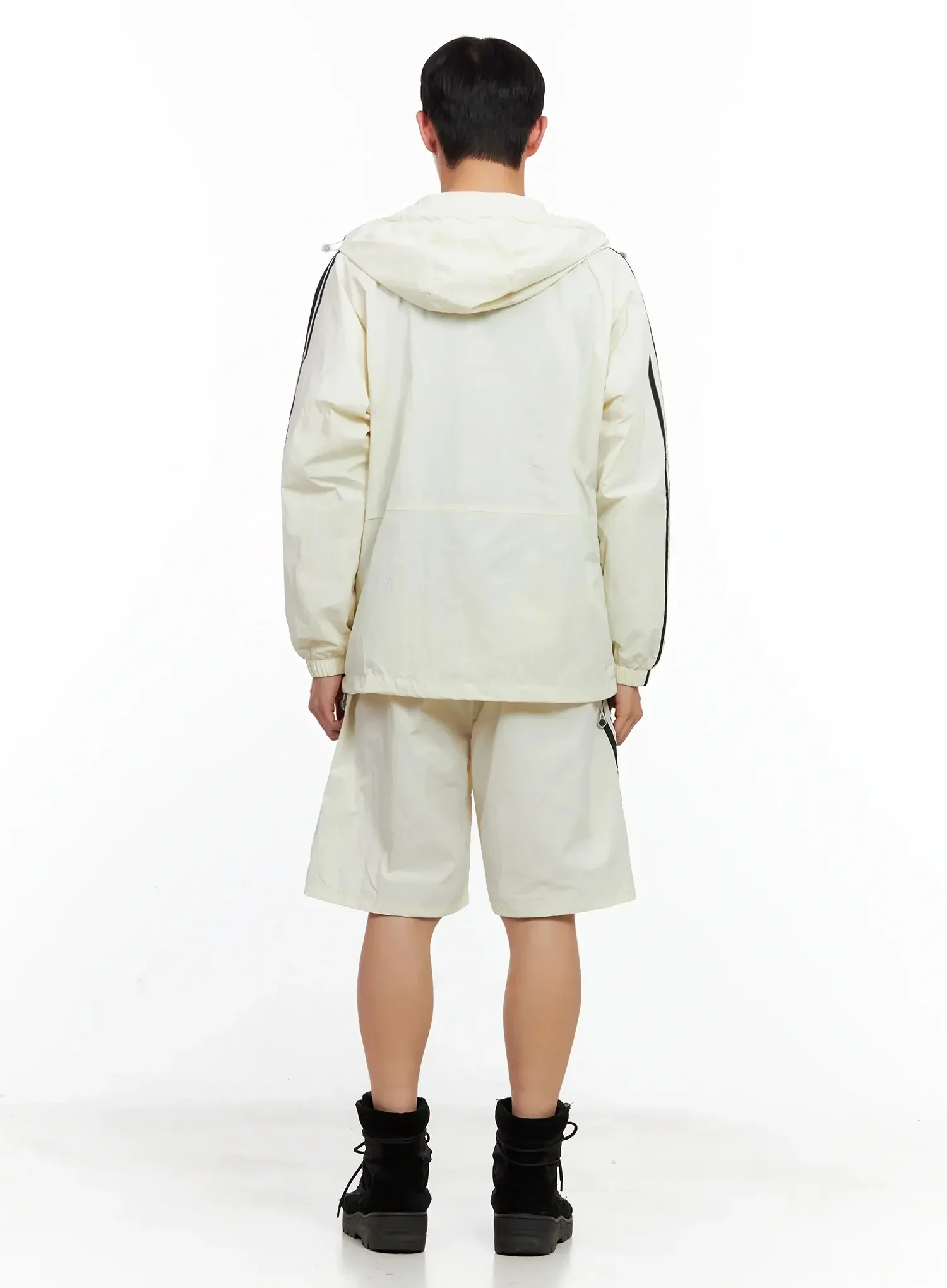 Men's Lightweight Striped Track Shorts IL516 - Image 11