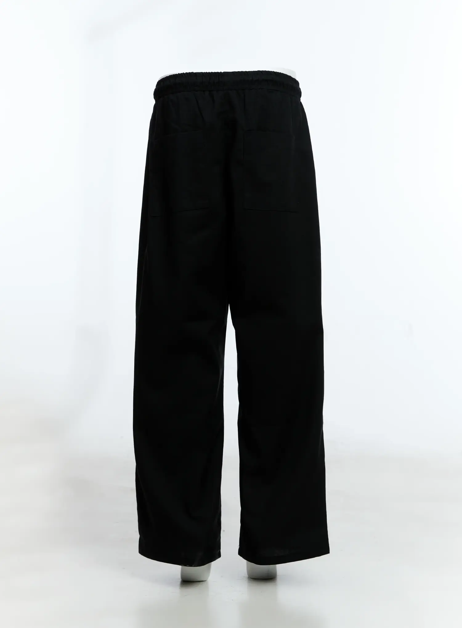 Men's Linen Pintuck Wide-Leg Pants IG512 - Image 5