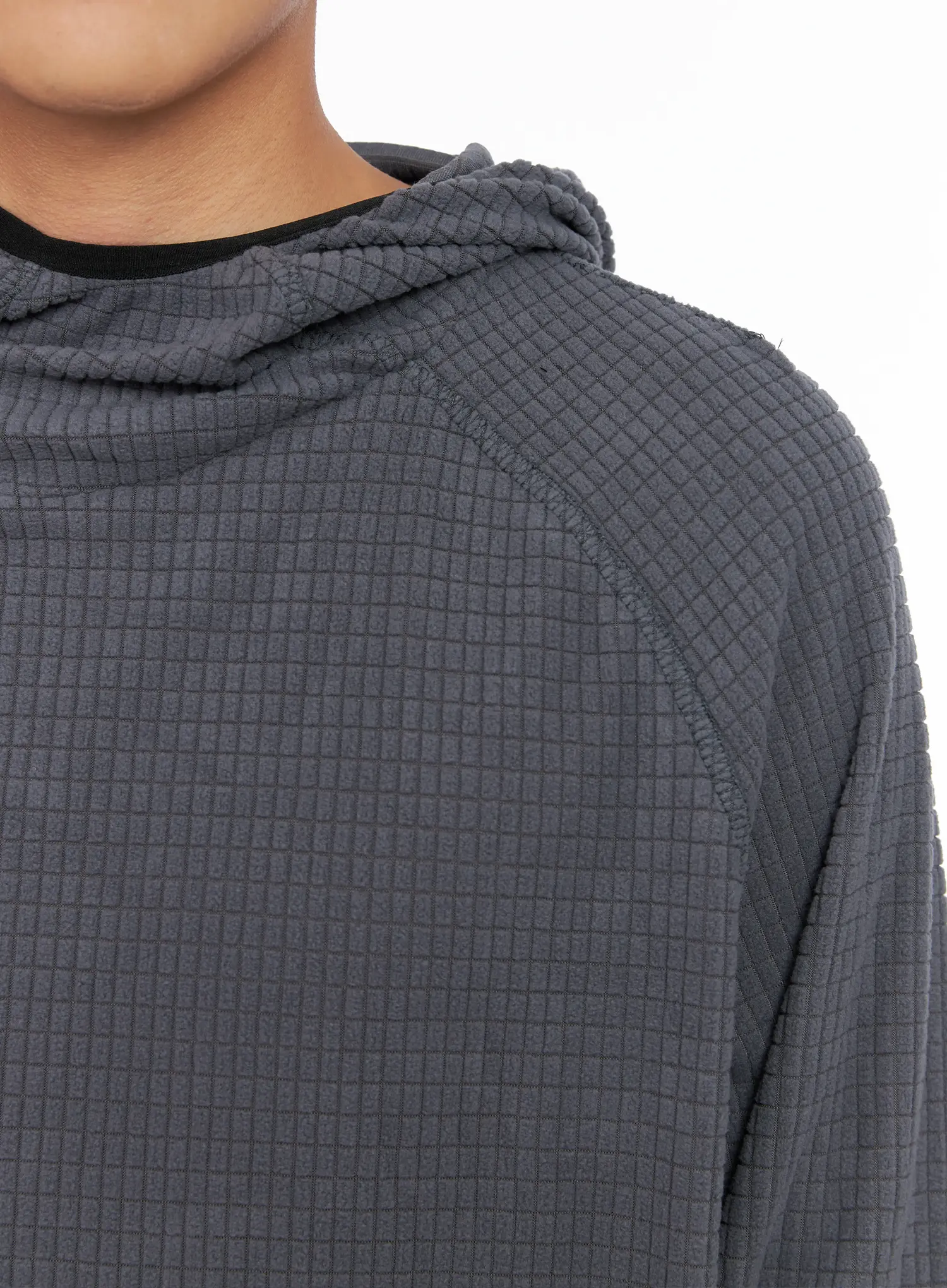 Men's Logo Detail Long Sleeve Hoodie IS502 - Image 18