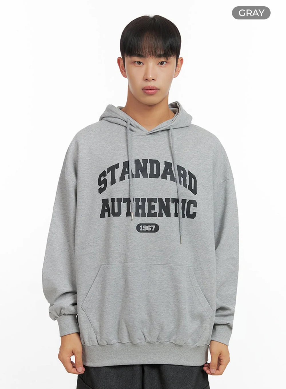 Men's Loose Fit Graphic Hoodie IO420 - Image 11