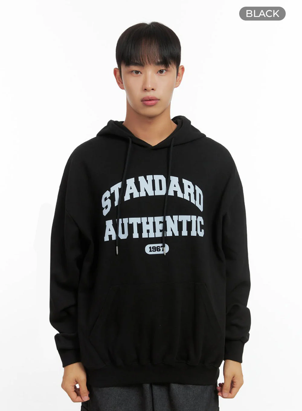 Men's Loose Fit Graphic Hoodie IO420 - Image 12