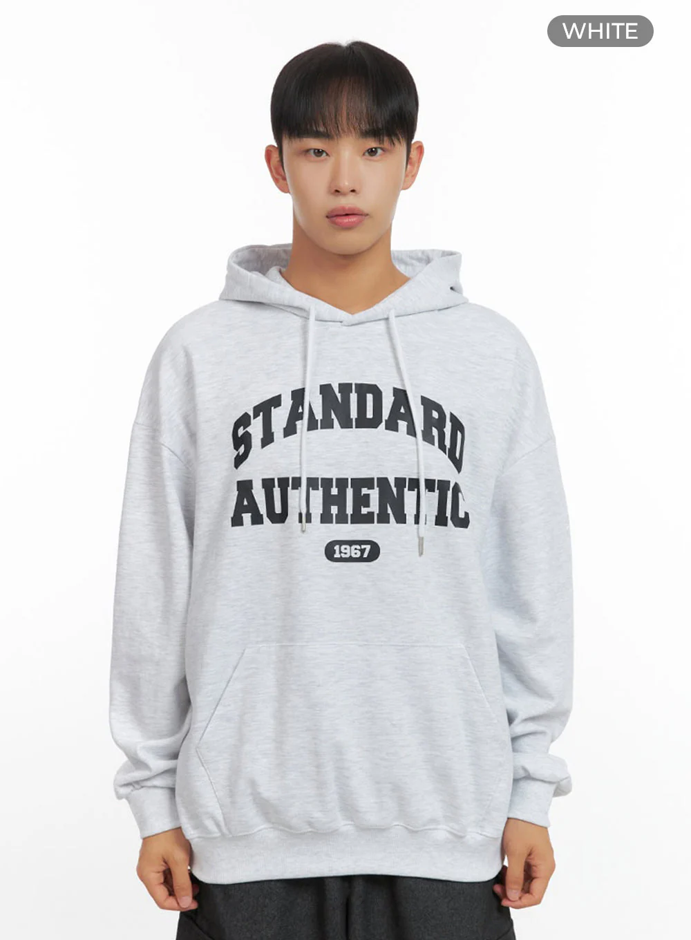 Men's Loose Fit Graphic Hoodie IO420 - Image 9