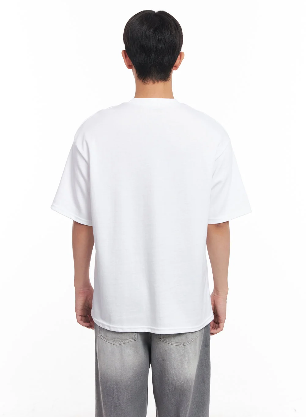 Men's Loose-Fit Graphic T-Shirt IY520 - Image 6