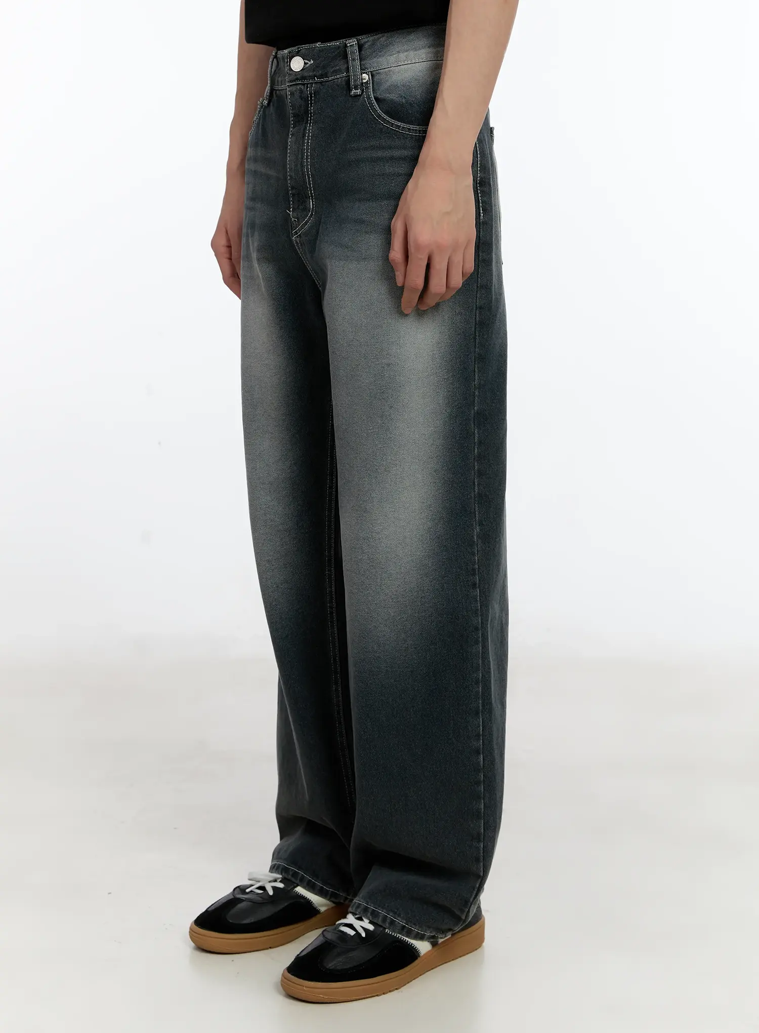 Men's Loose-Fit Straight Jeans ID502 - Image 5