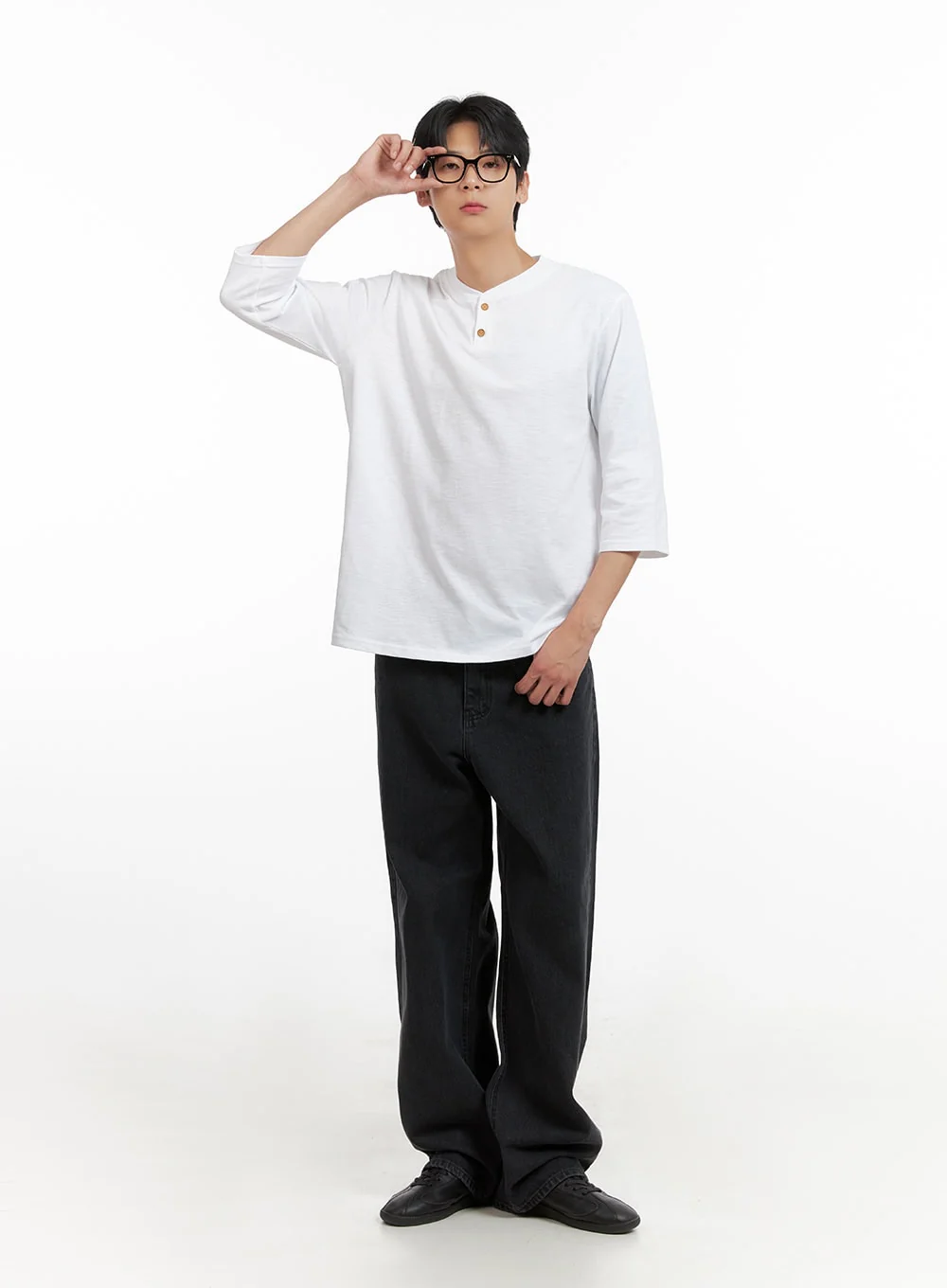 Men's Loose Fit Straight Jeans IL403 - Image 3