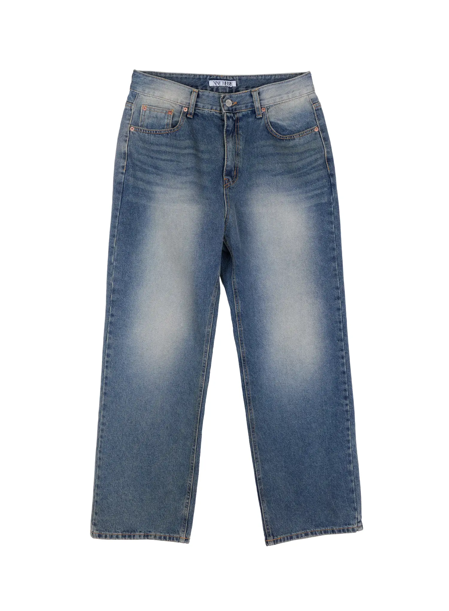 Men's Loose-Fit Straight Jeans IN528 - Image 12