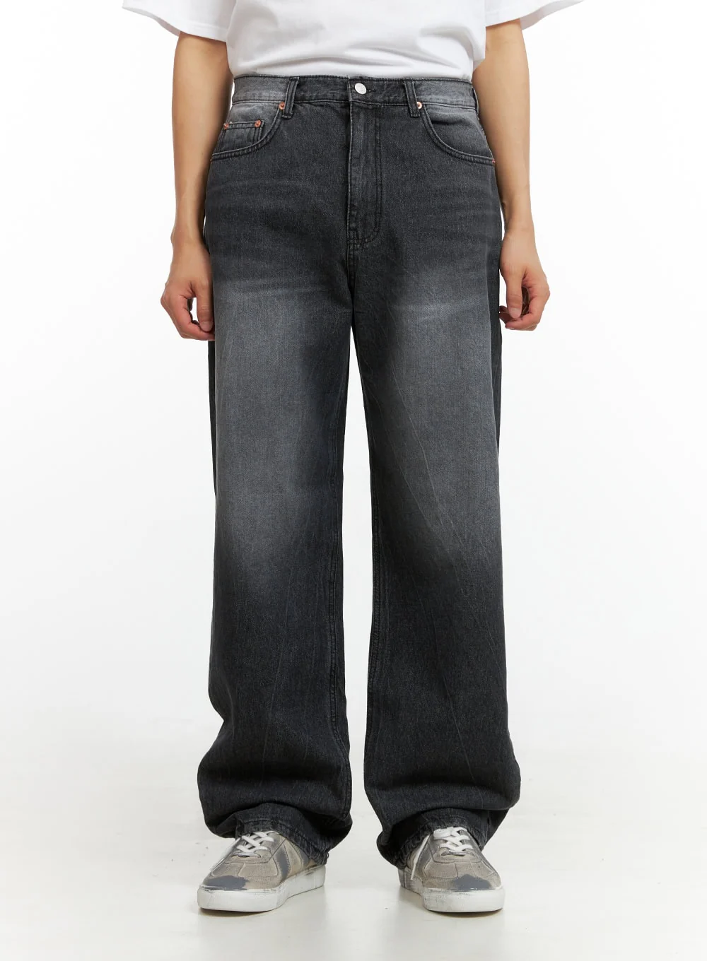 Men's Loose Fit Straight Jeans IU412 - Image 2