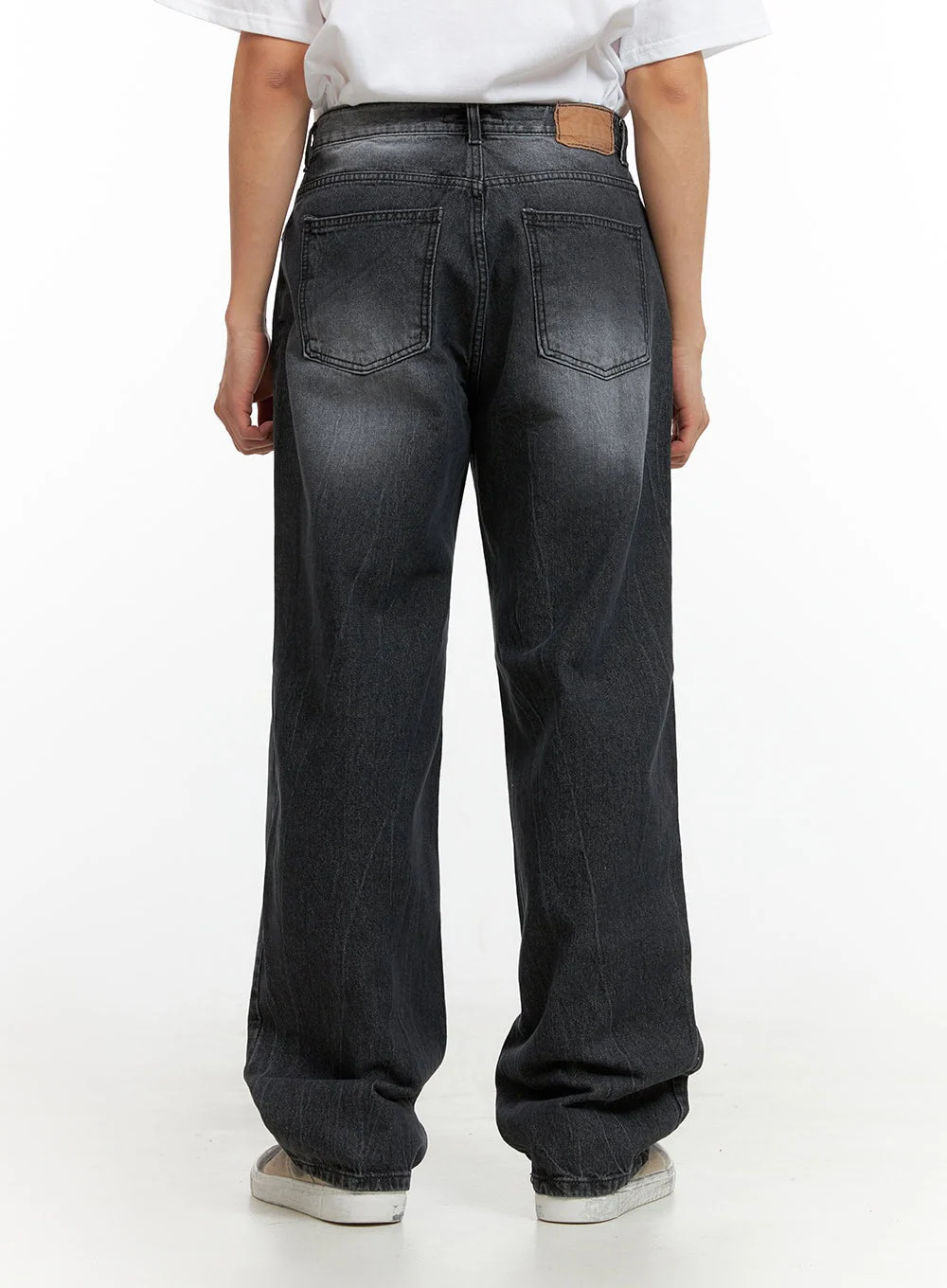 Men's Loose Fit Straight Jeans IU412 - Image 5