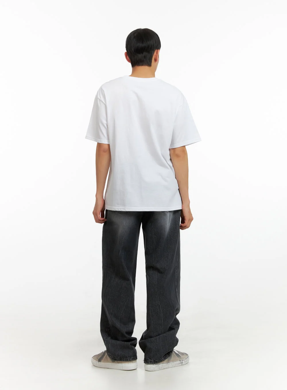 Men's Loose Fit Straight Jeans IU412 - Image 8