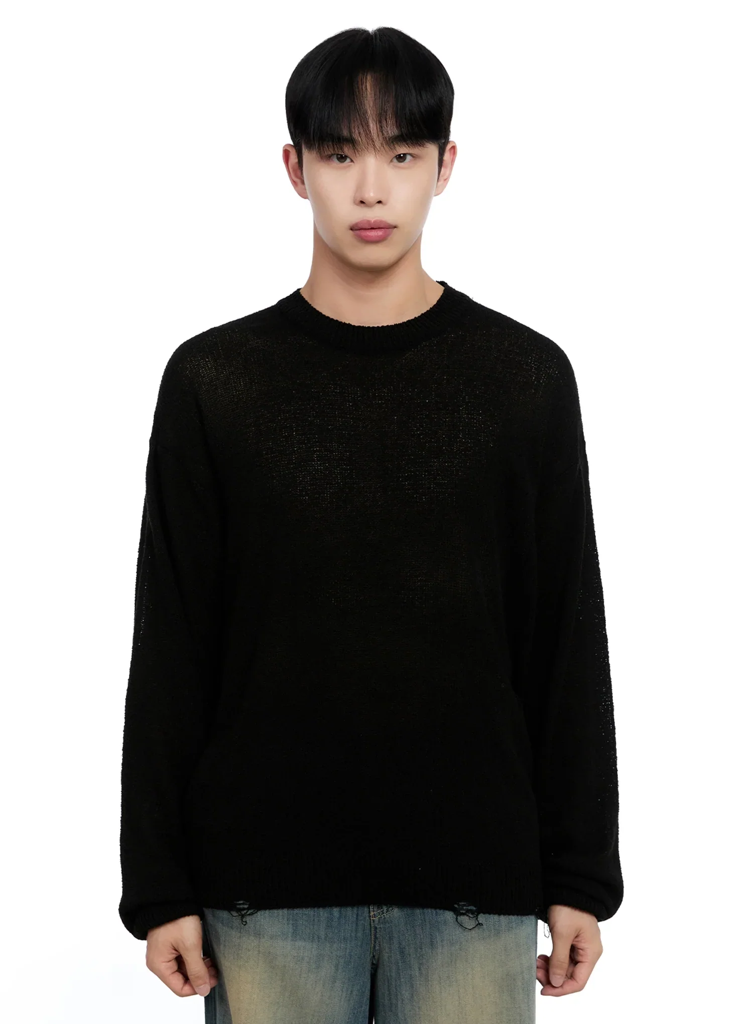 Men's Loose Fit Sweater IG520 - Image 18