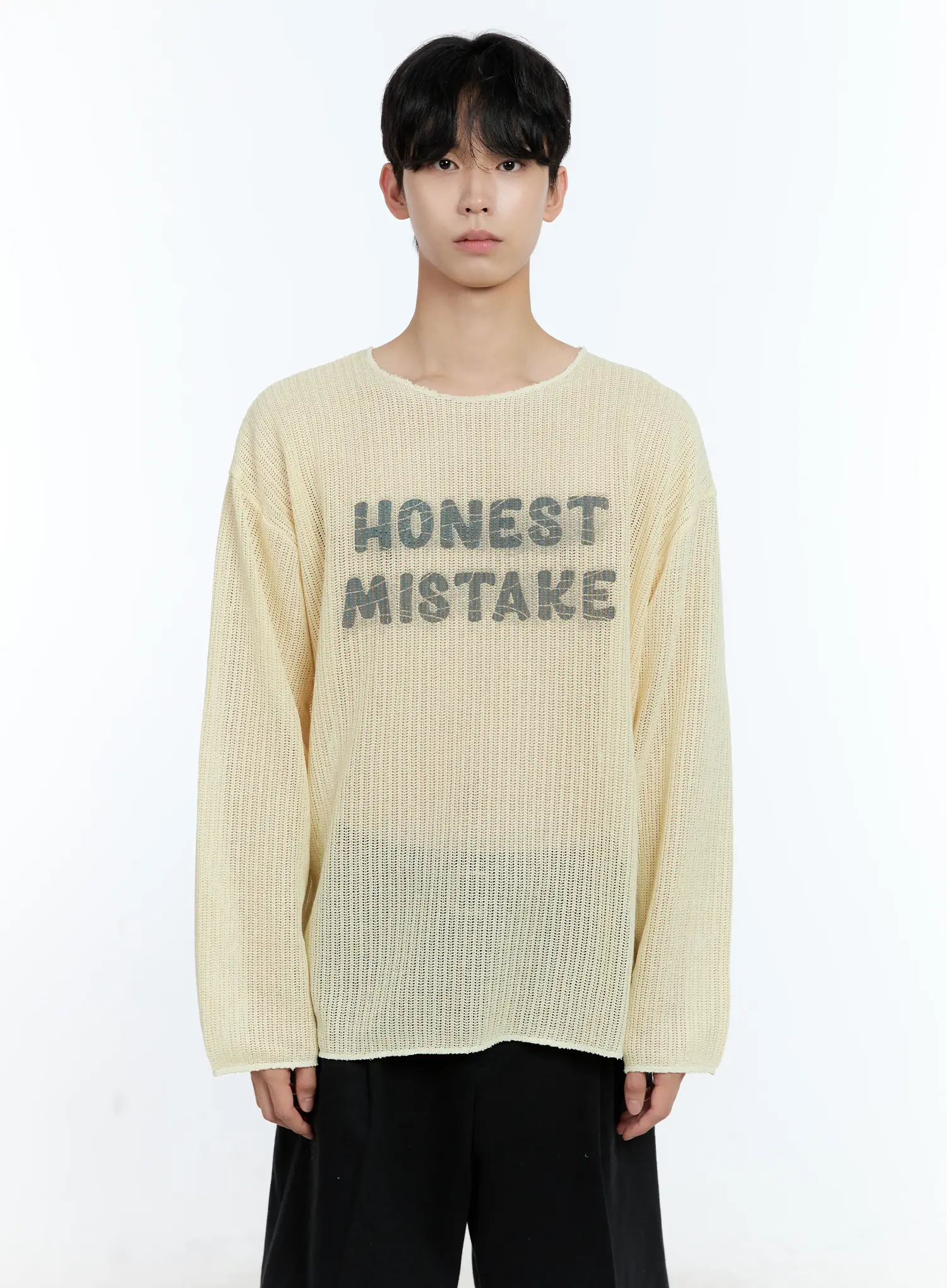 Men's Mesh Long Sleeve Graphic Top IG501 - Image 15
