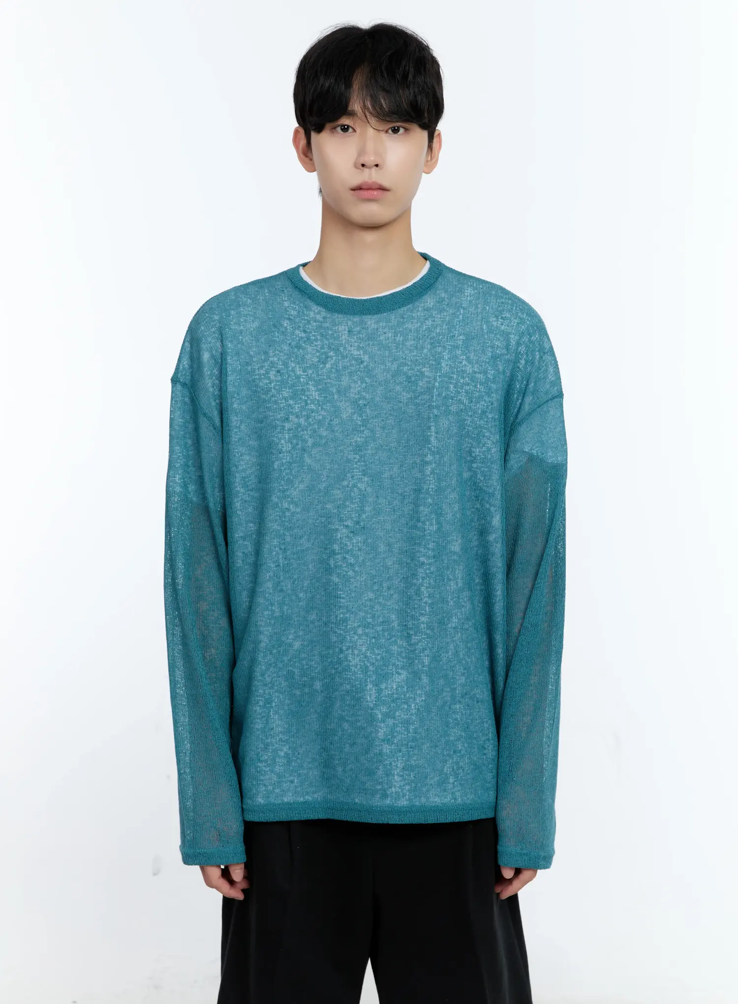 Men's Mesh Long-Sleeve Top IG501 - Image 14
