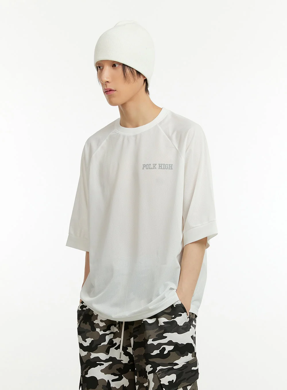Men's Mesh Raglan T-Shirt IL418 - Image 5