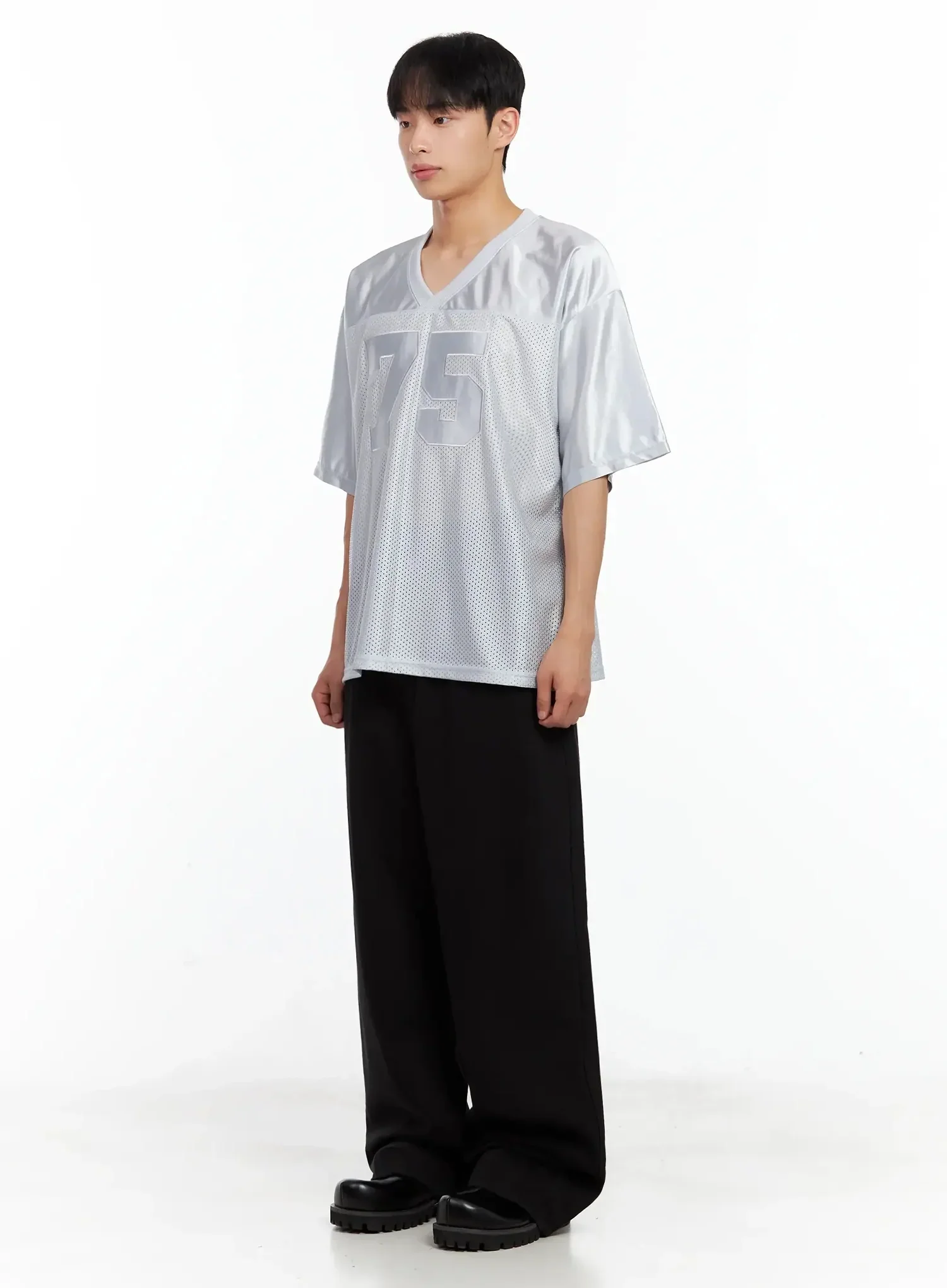Men's Mesh V-Neck Jersey IL516 - Image 11