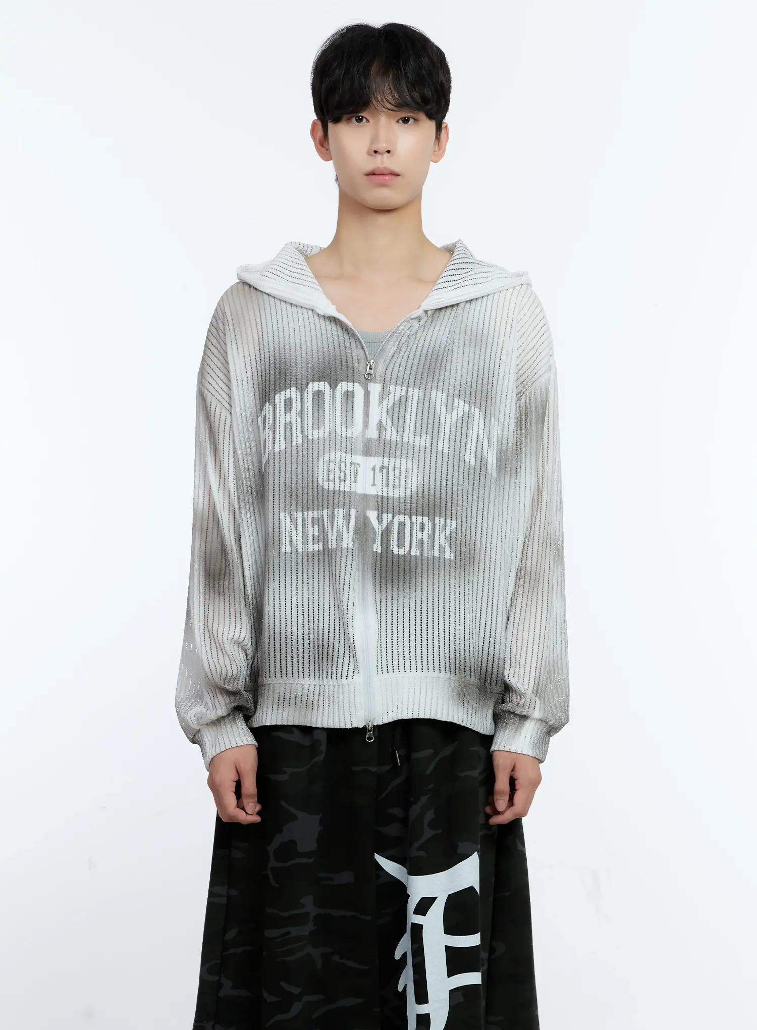 Men's Mesh Zip-Up Jacket IG501 - Image 13