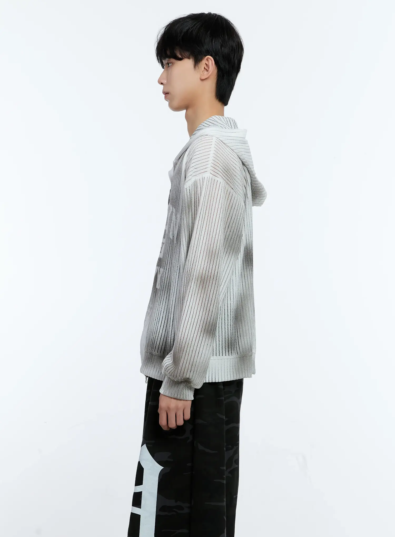 Men's Mesh Zip-Up Jacket IG501 - Image 5
