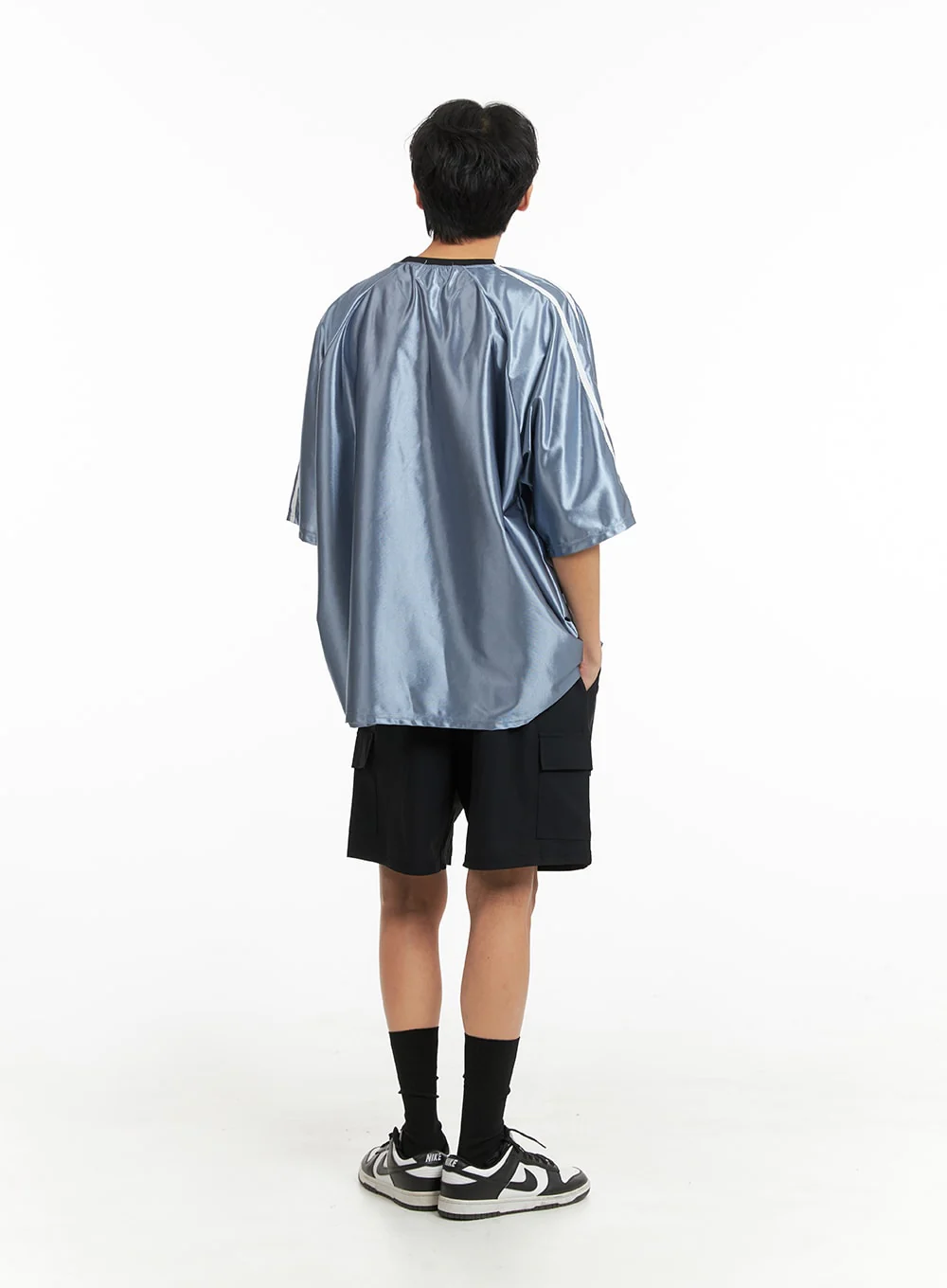 Men's Metallic Graphic Top IA401 - Image 7