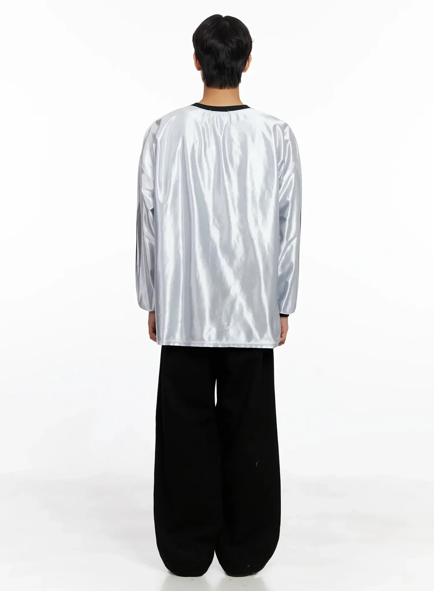 Men's Metallic Sporty Long Sleeve IO516 - Image 12