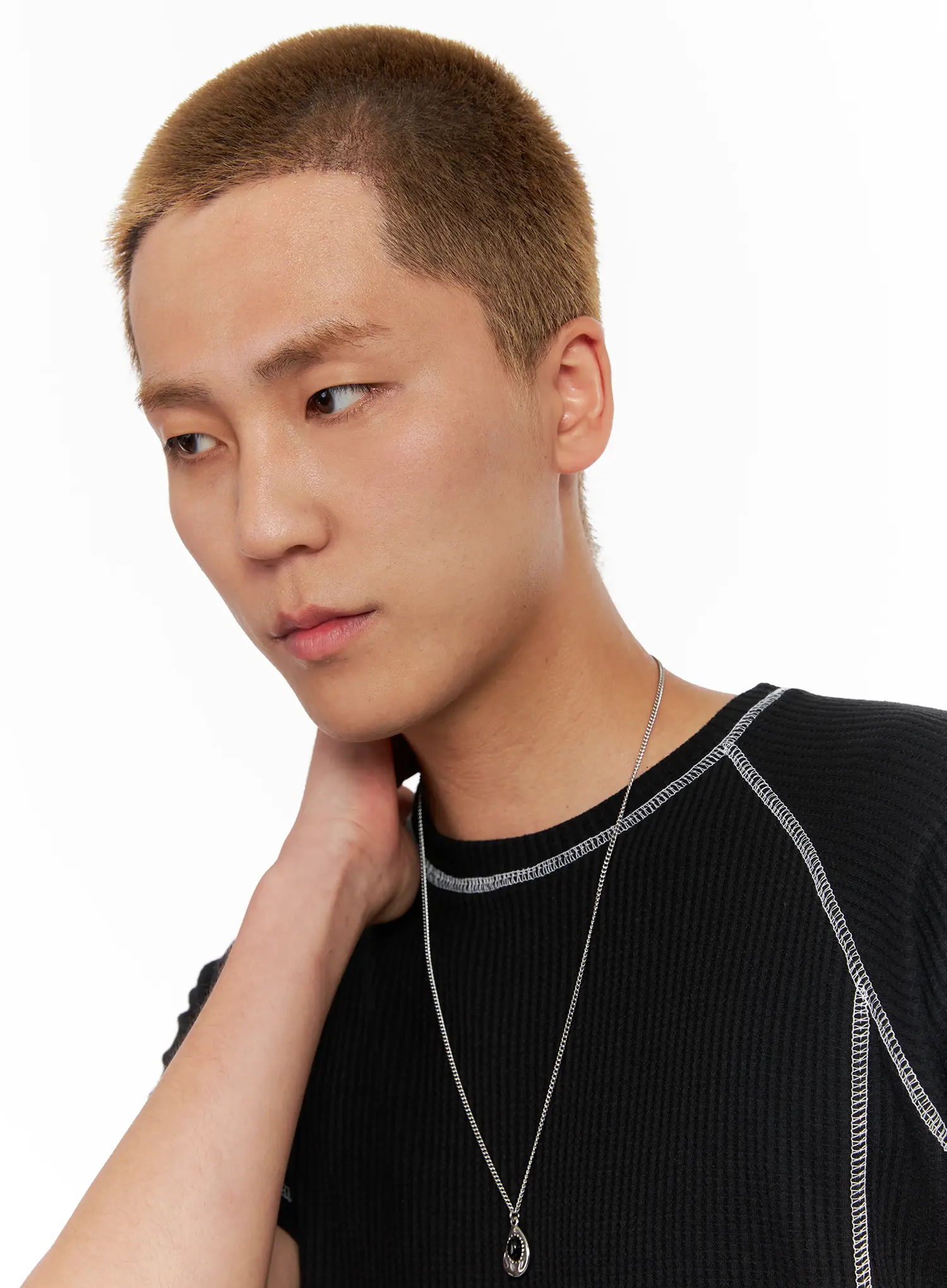 Men's Minimalist Chain Necklace IL518 - Image 6