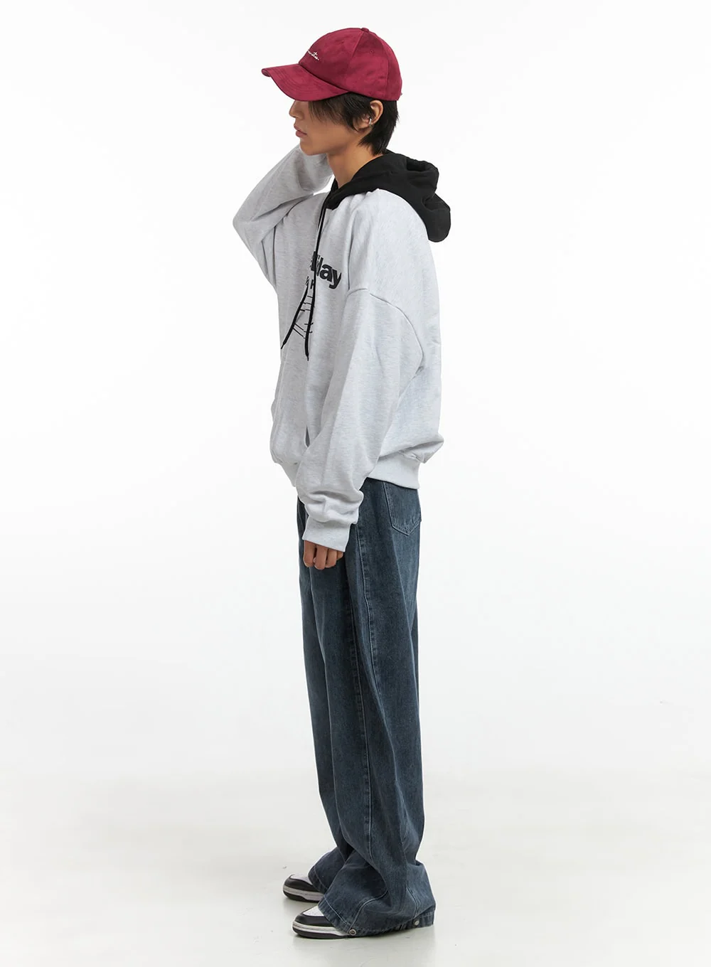Men's Mixed Color Graphic Hoodie Sweatshirt IO402 - Image 8