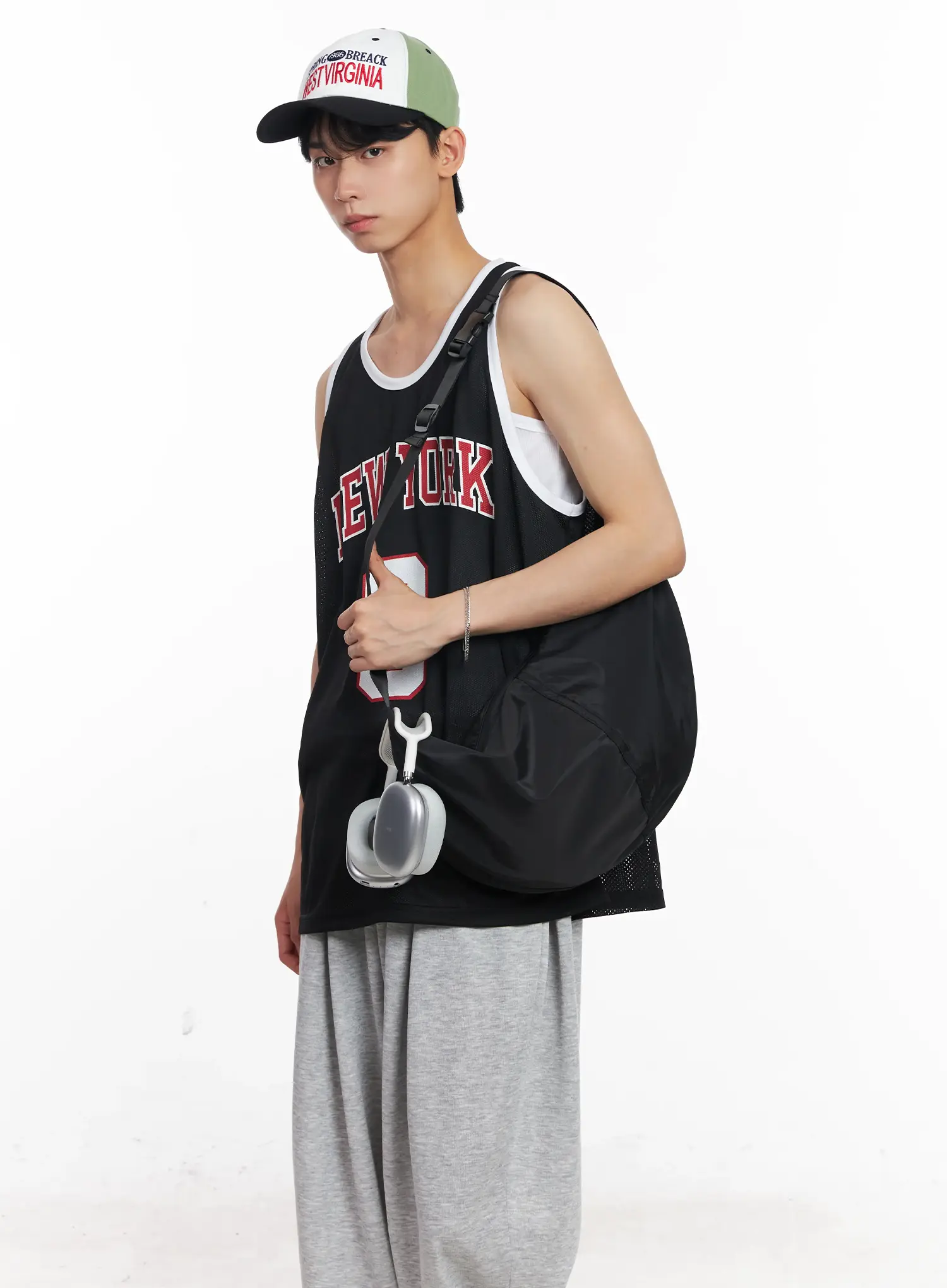 Men's "New York" Mesh Jersey Tank IL504 - Image 10