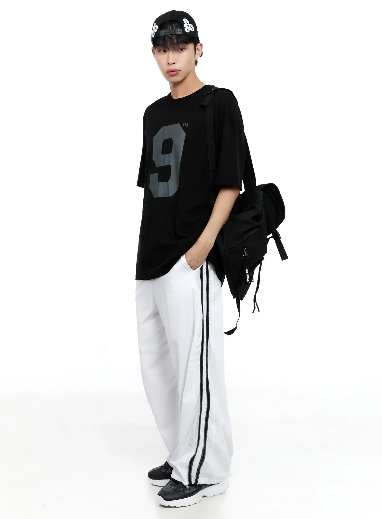 Men's No.9 Graphic Tee IG520 - Image 17
