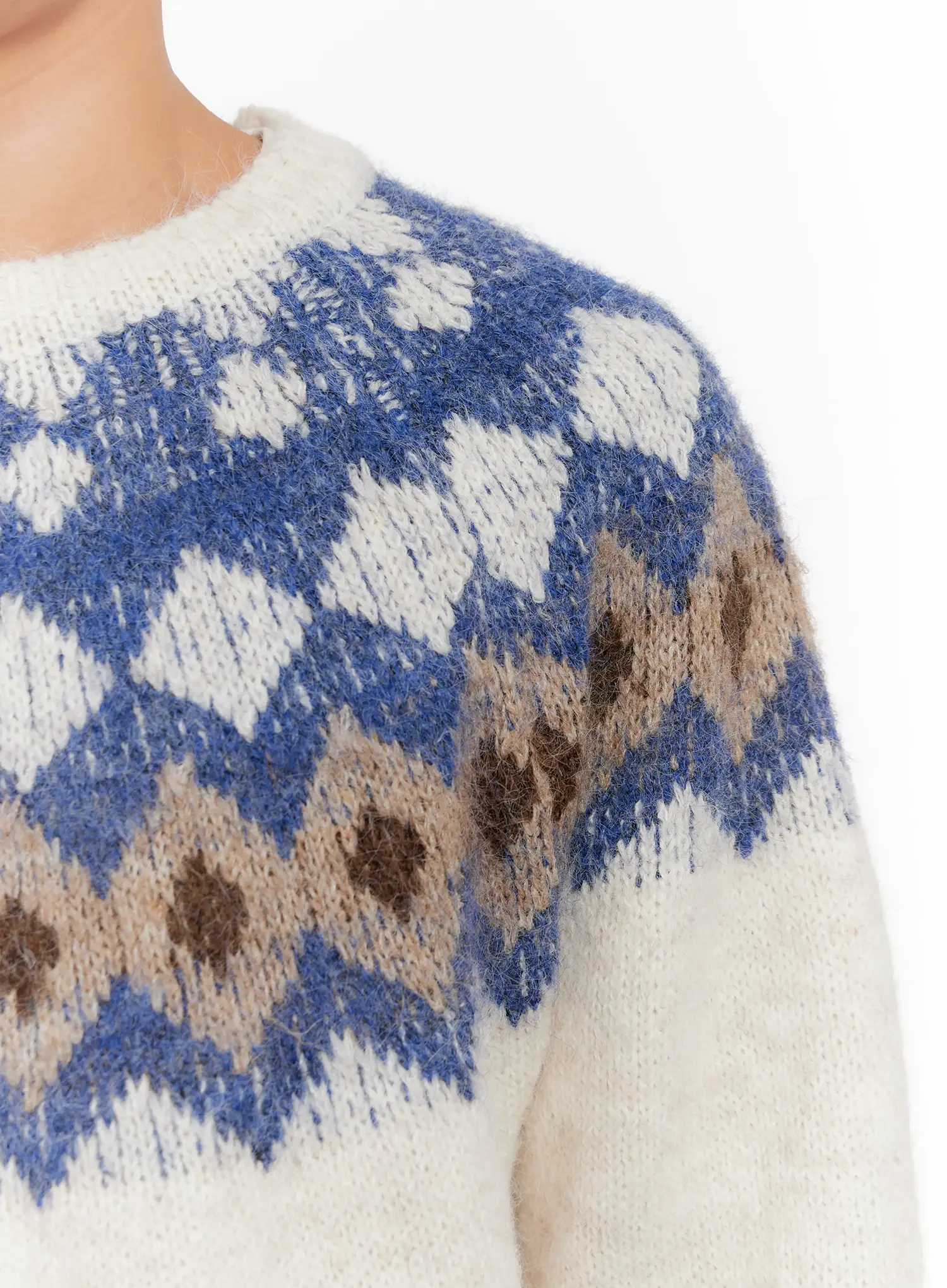 Men's Nordic Patterned Sweater IO523 - Image 10