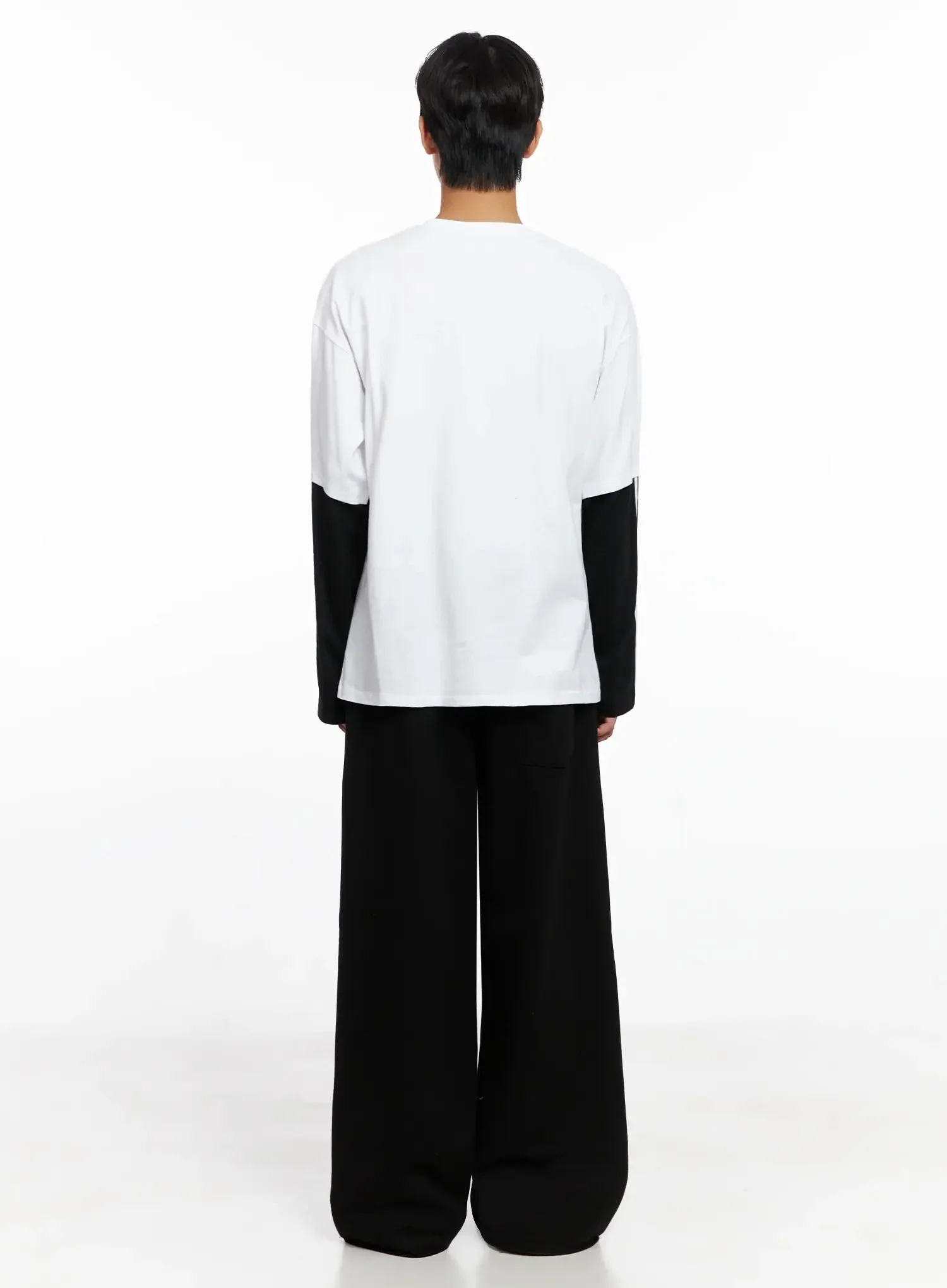 Men's Number Graphic Sweatpants IO517 - Image 12