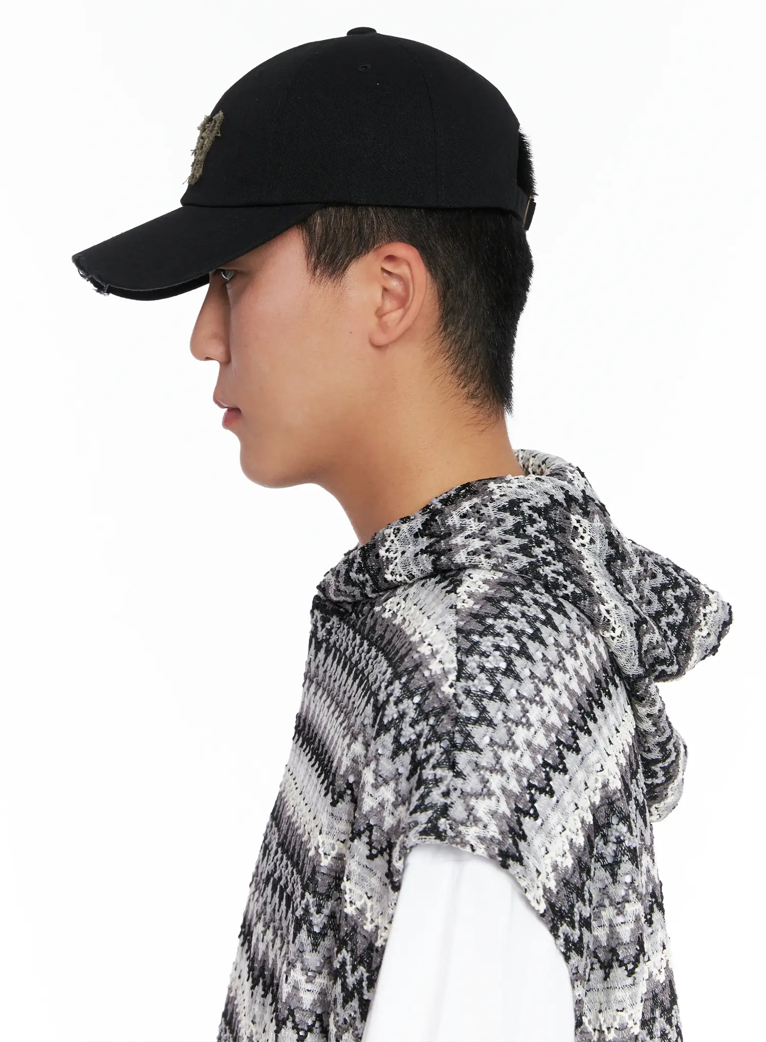 Men's  NY Distressed Cap IG529 - Image 6
